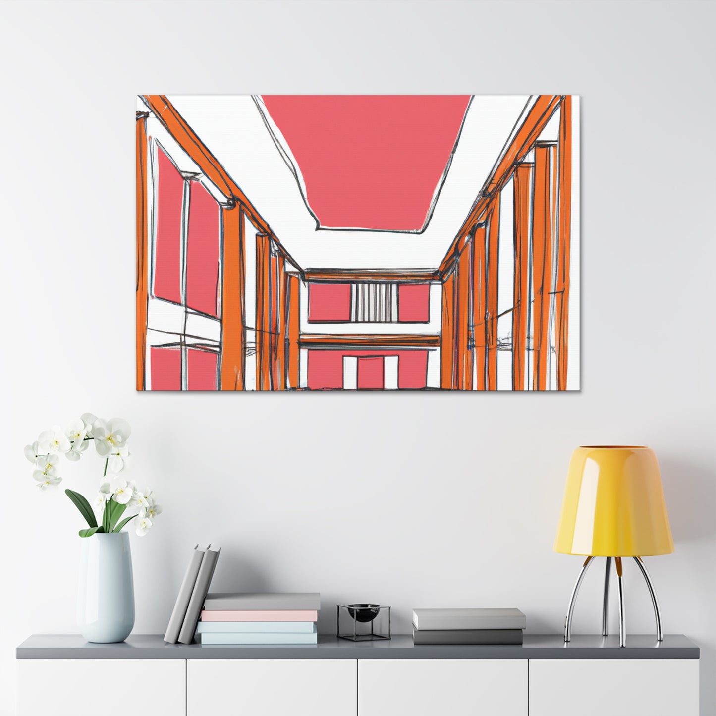 Claudine de Montport - Canvas - Architectural