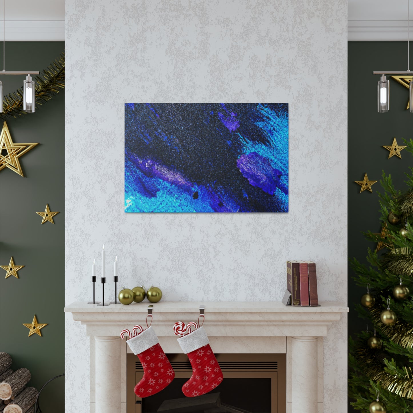 Blue Haze - Abstract Canvas