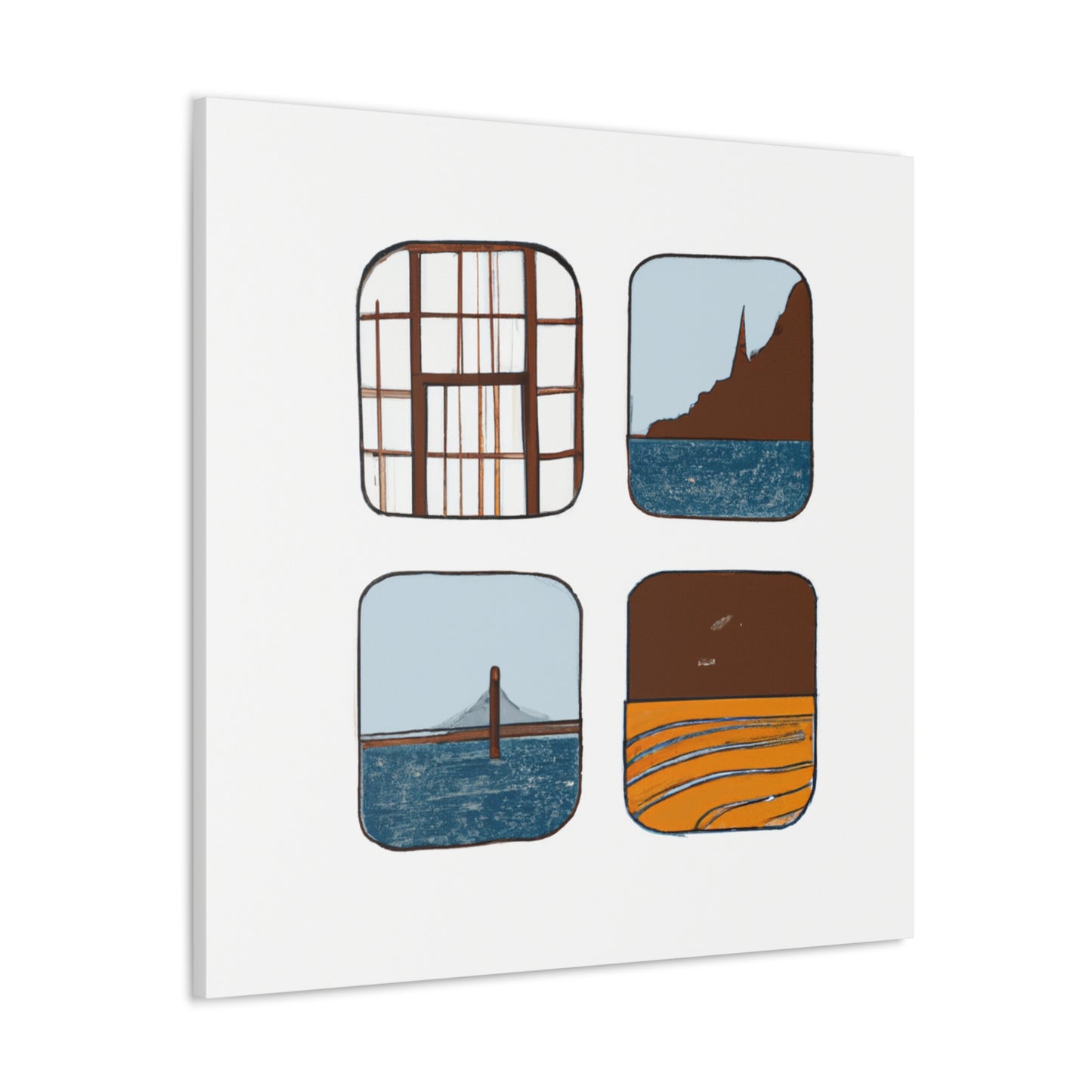 Zen of Elegance - Minimalism - Canvas