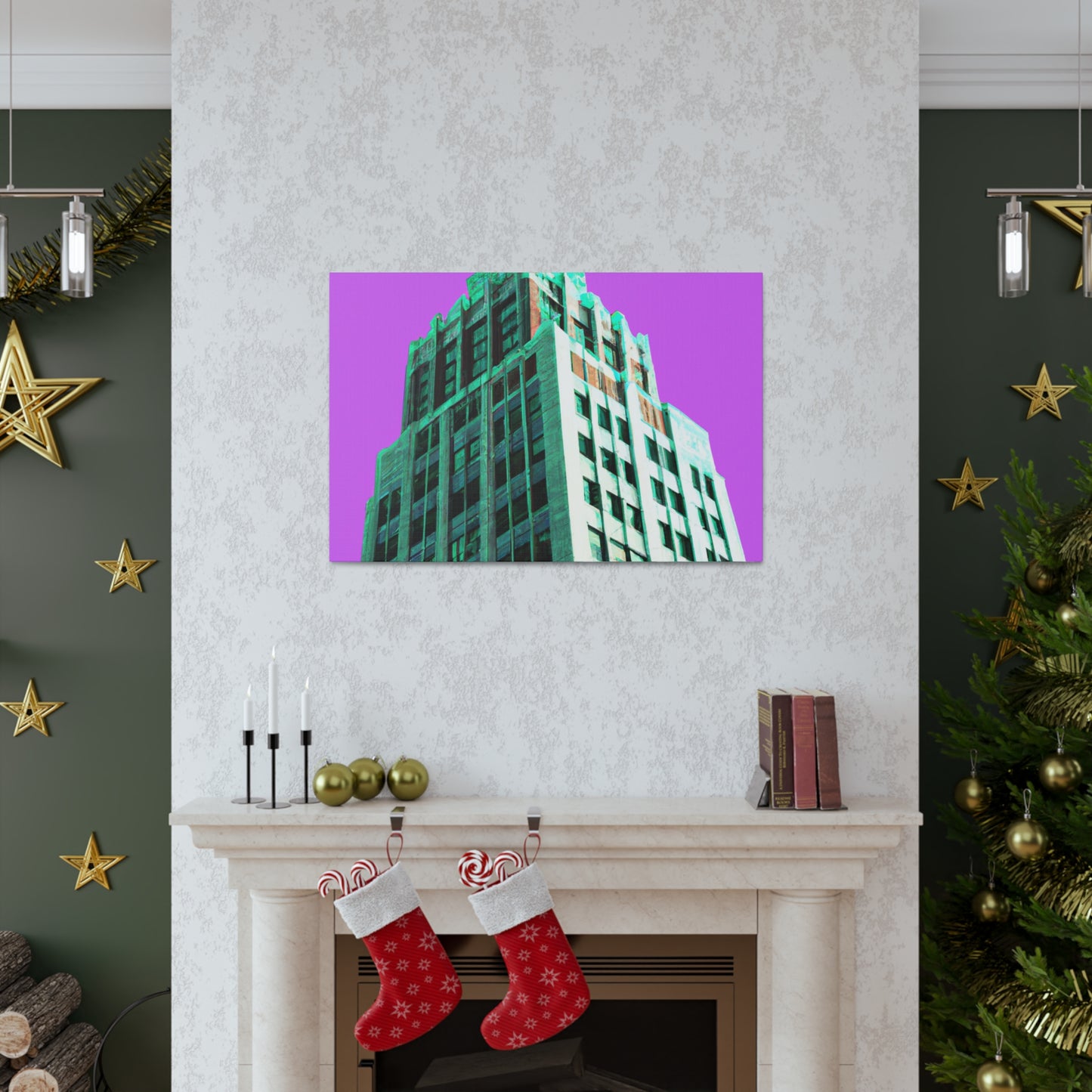 The Prism Palace: A Modern Twist on Art Deco Architecture - Canvas