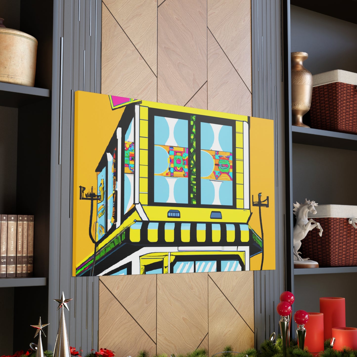 Moonshine Milkshake Parlor - Canvas - Pop Art