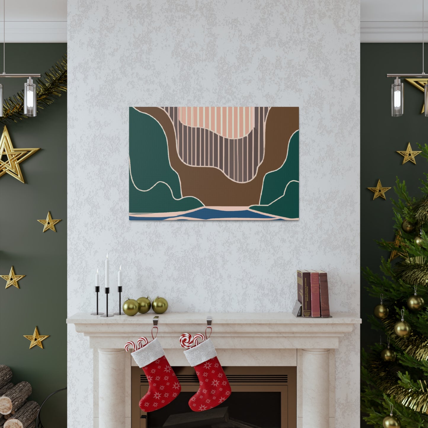 Whimsyfalls - Midcentury Canvas