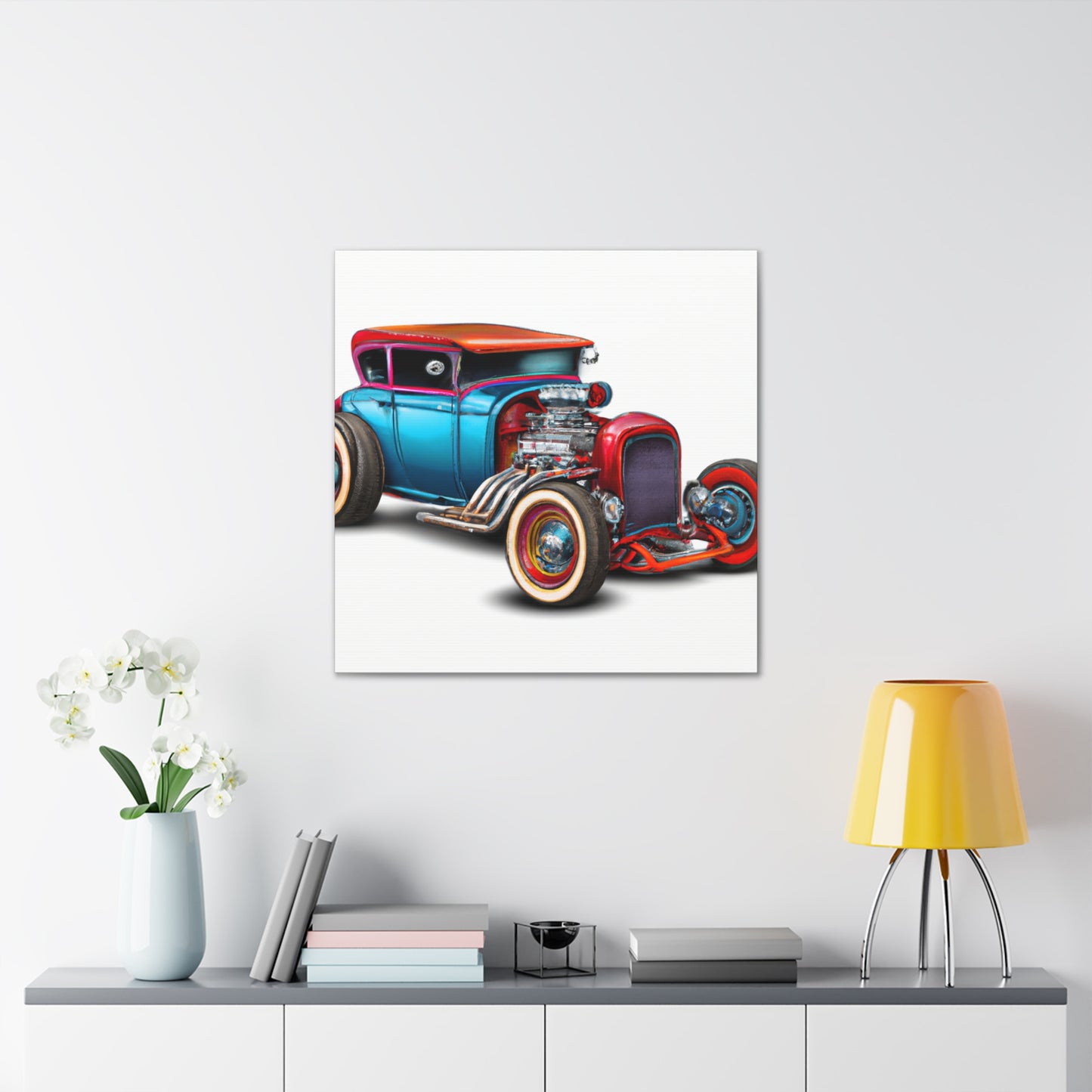 The Flaming Fury - Automobile - Canvas