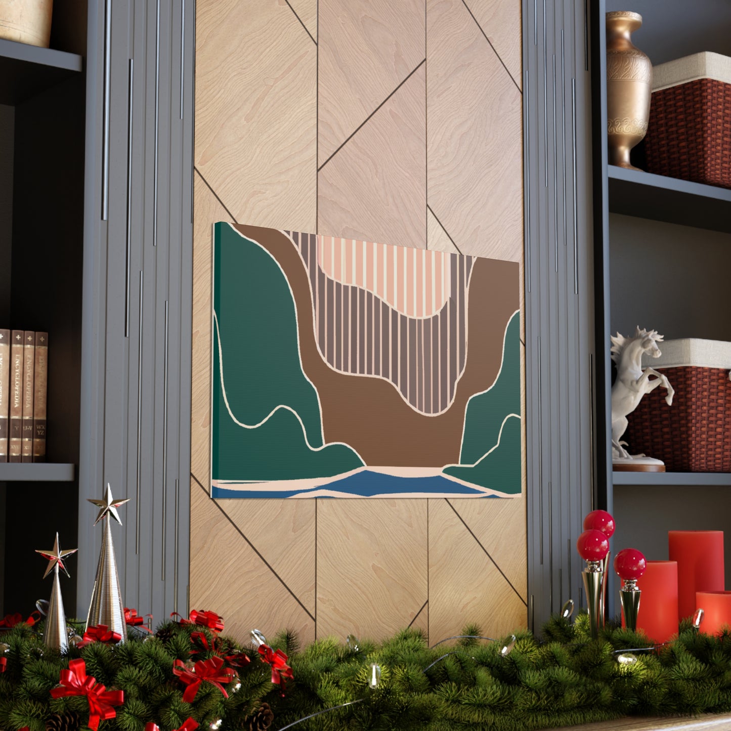 Whimsyfalls - Midcentury Canvas