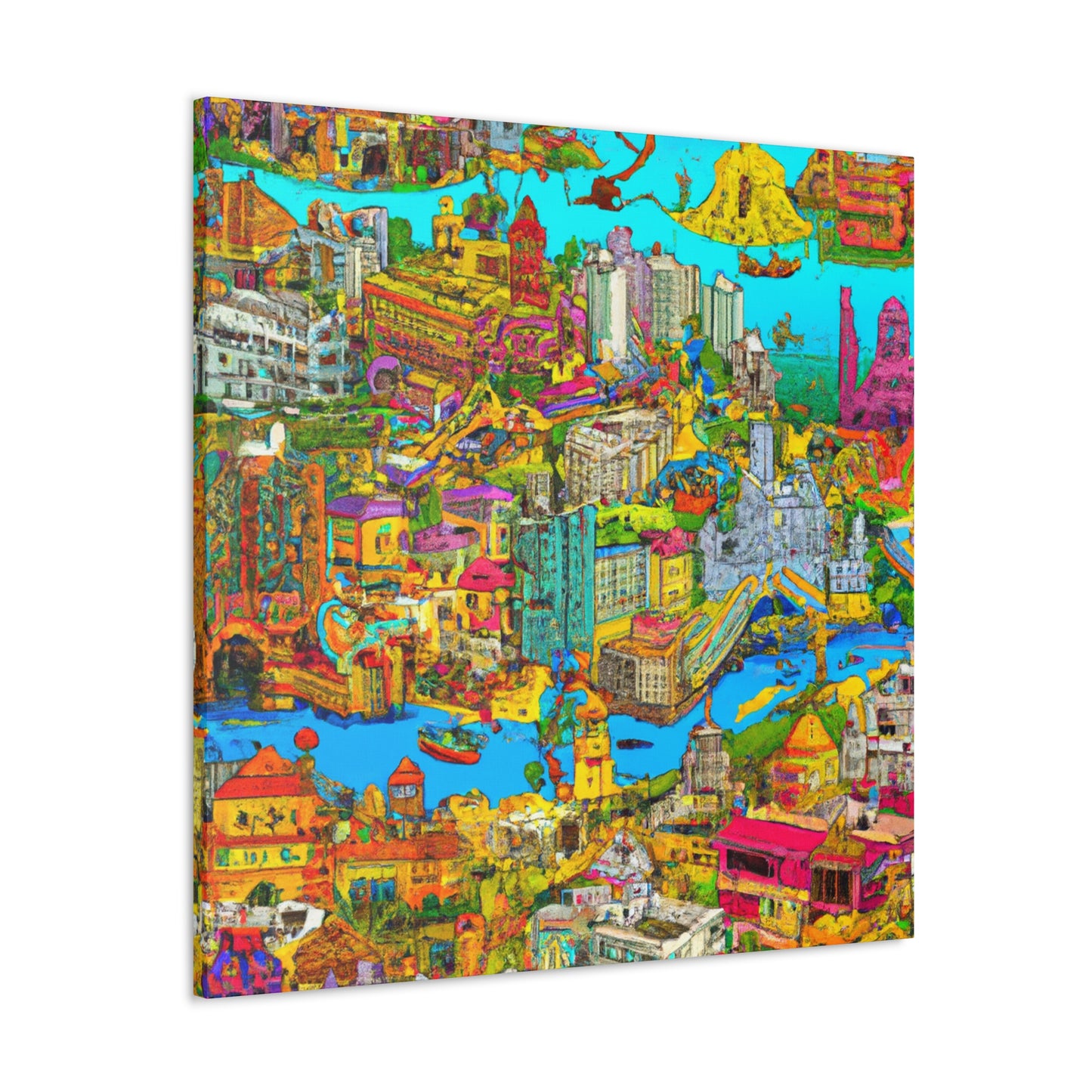 Glorious Getaway - Destination India - Canvas
