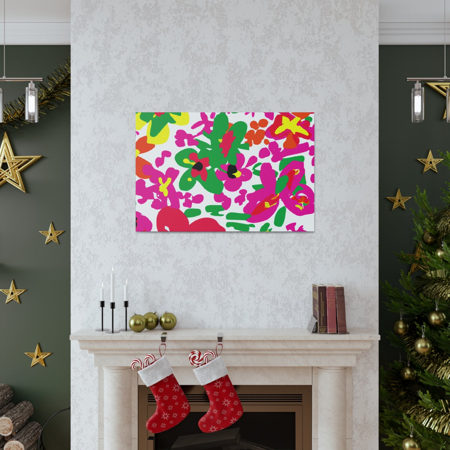 "The Bouquet of Spring's Blooms" - Floral Canvas