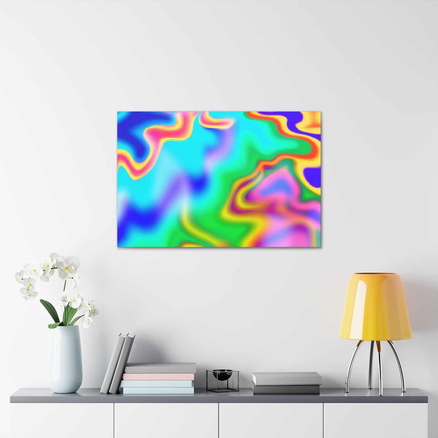 Dolphin's Breath - Abstract - Canvas