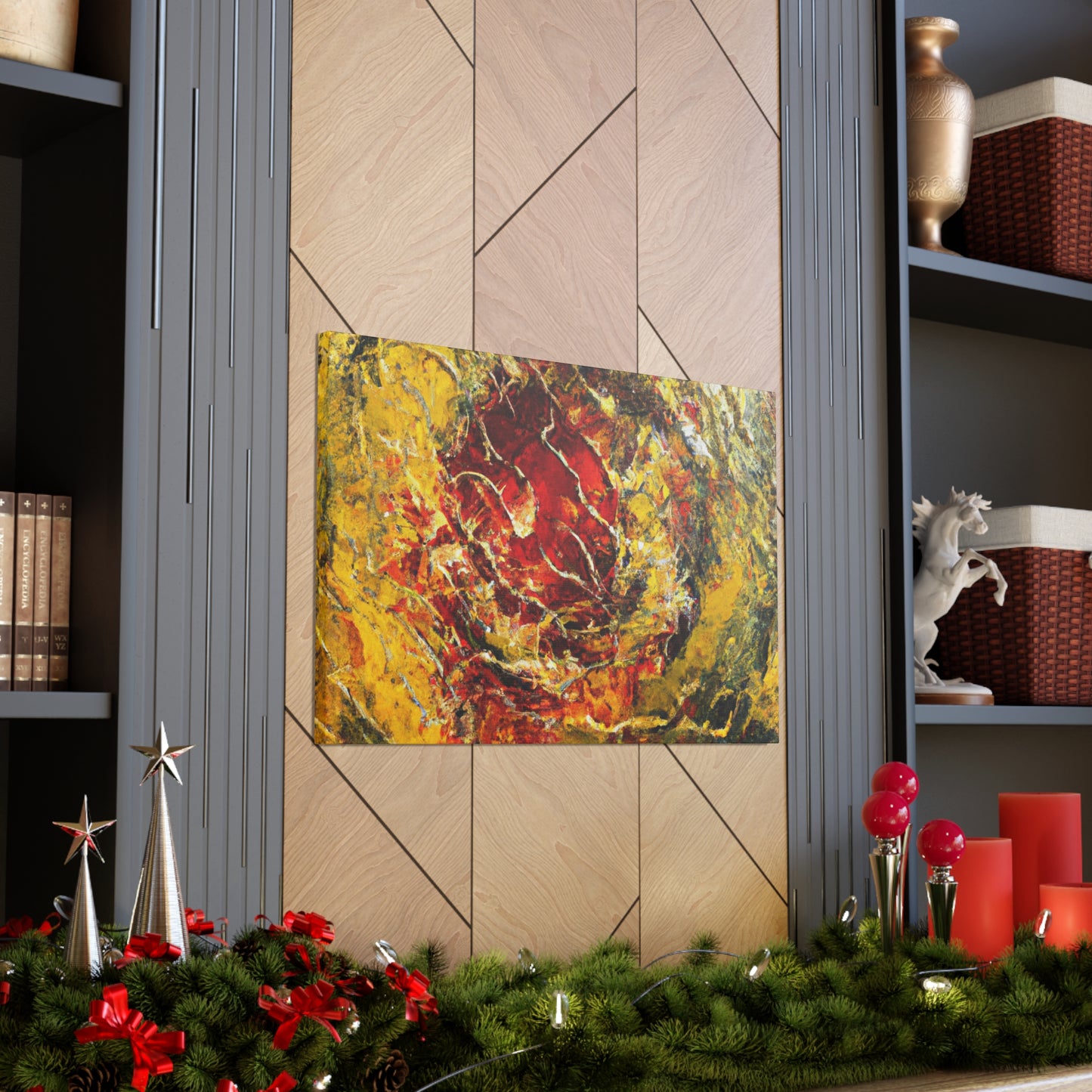 Volcano - Abstract Canvas