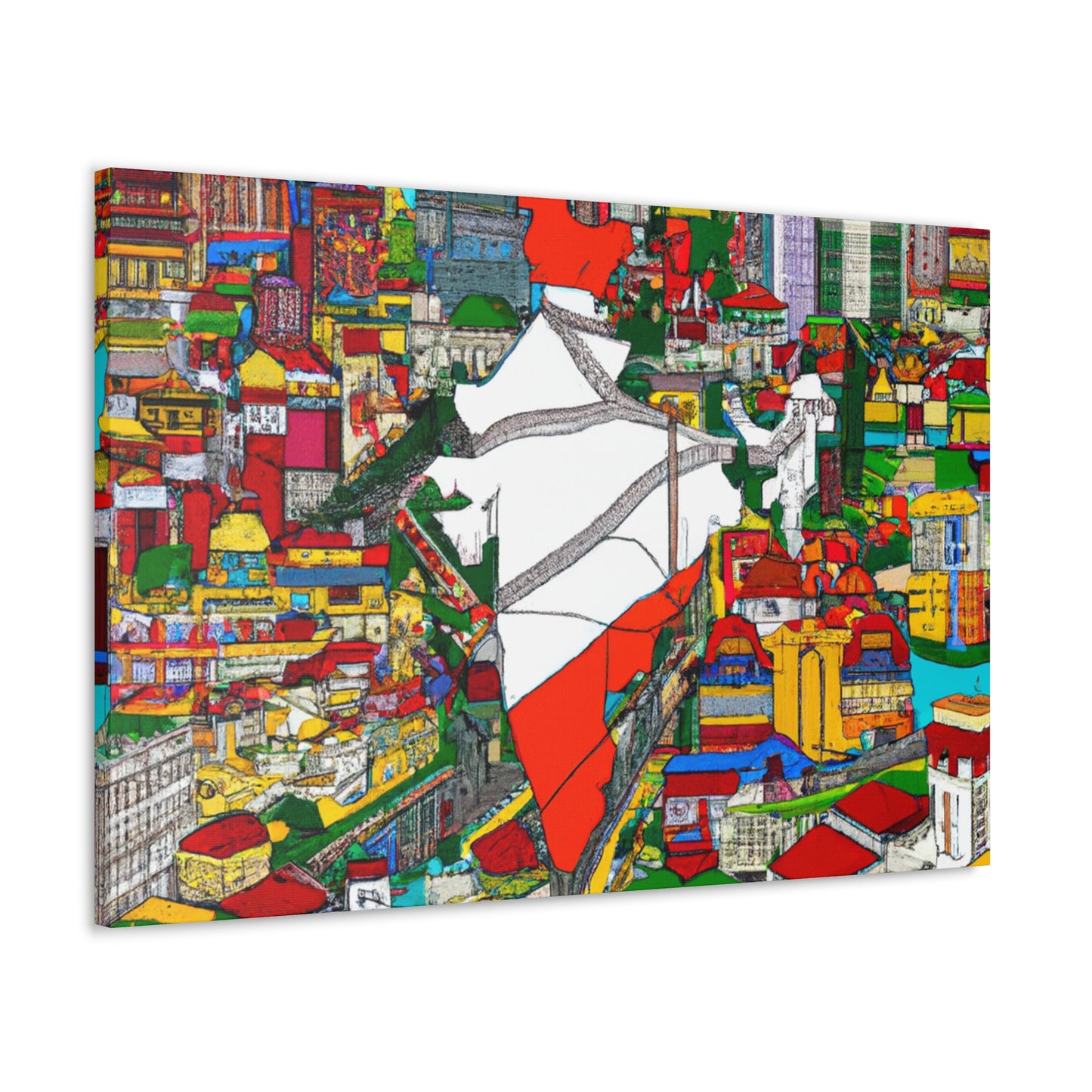 Golden Triangle - Destination India - Canvas