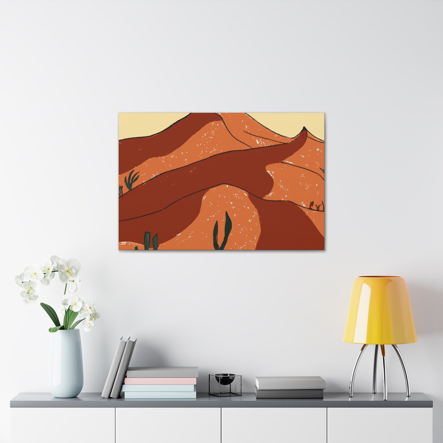 The Eliza - Vintage Contemporary - Desert = Canvas