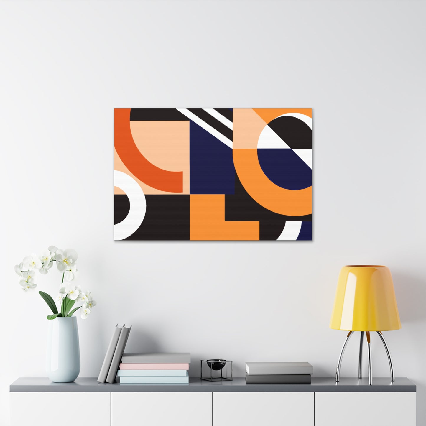 Teardrop Skywalk - Midcentury - Canvas