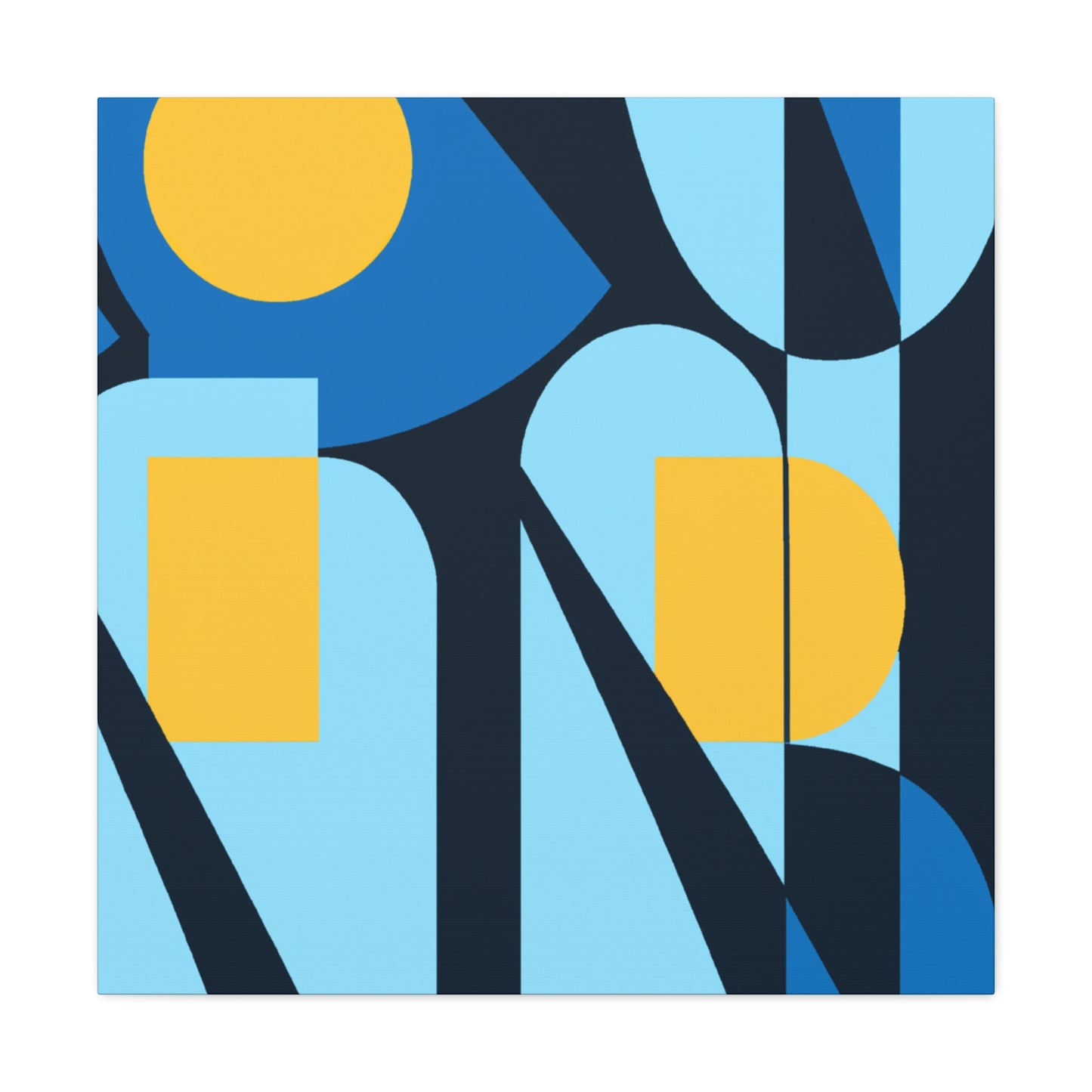 Abstract Pause - Midcentury - Canvas