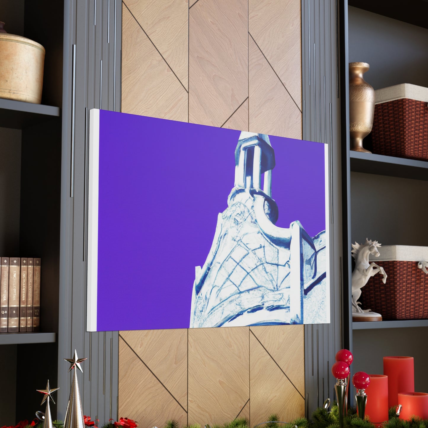 'The Majestic Metropolis' - Art Deco Architectural Canvas