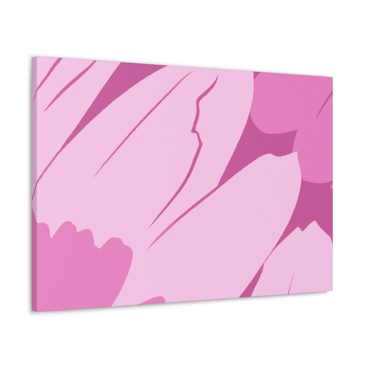 Pink Roselle - Floral - Canvas