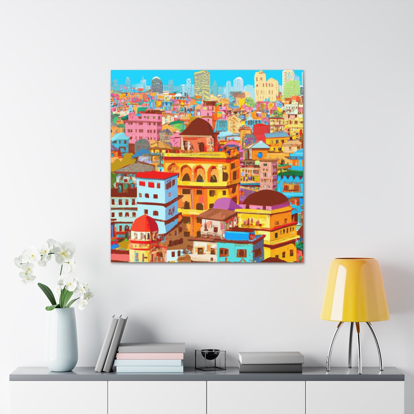Chaotic Charm - Destination India - Canvas
