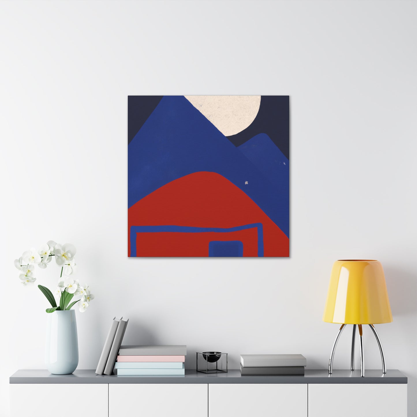 Dreaming Star- Midcentury - Canvas