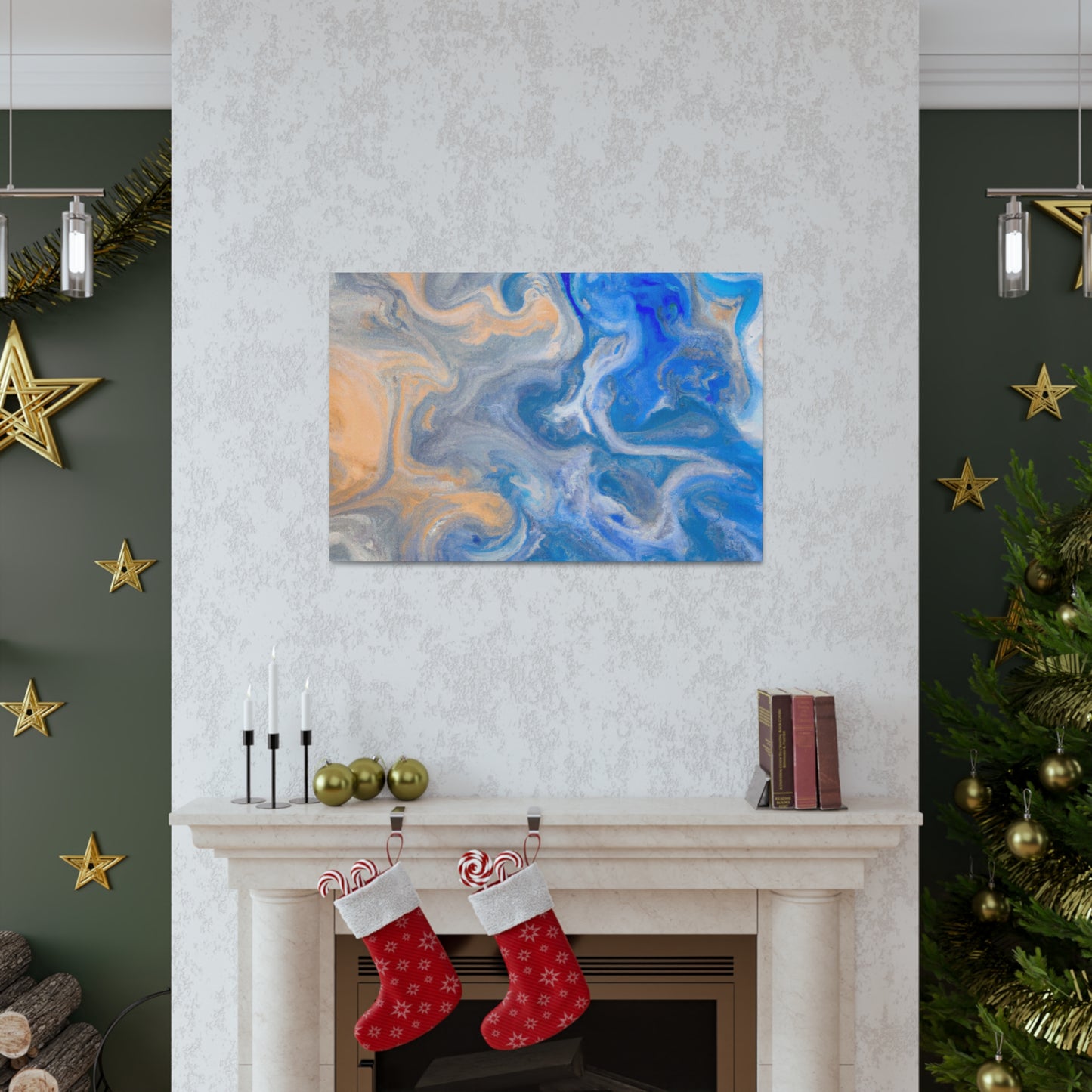 Water Swirl - Abstract Canvas