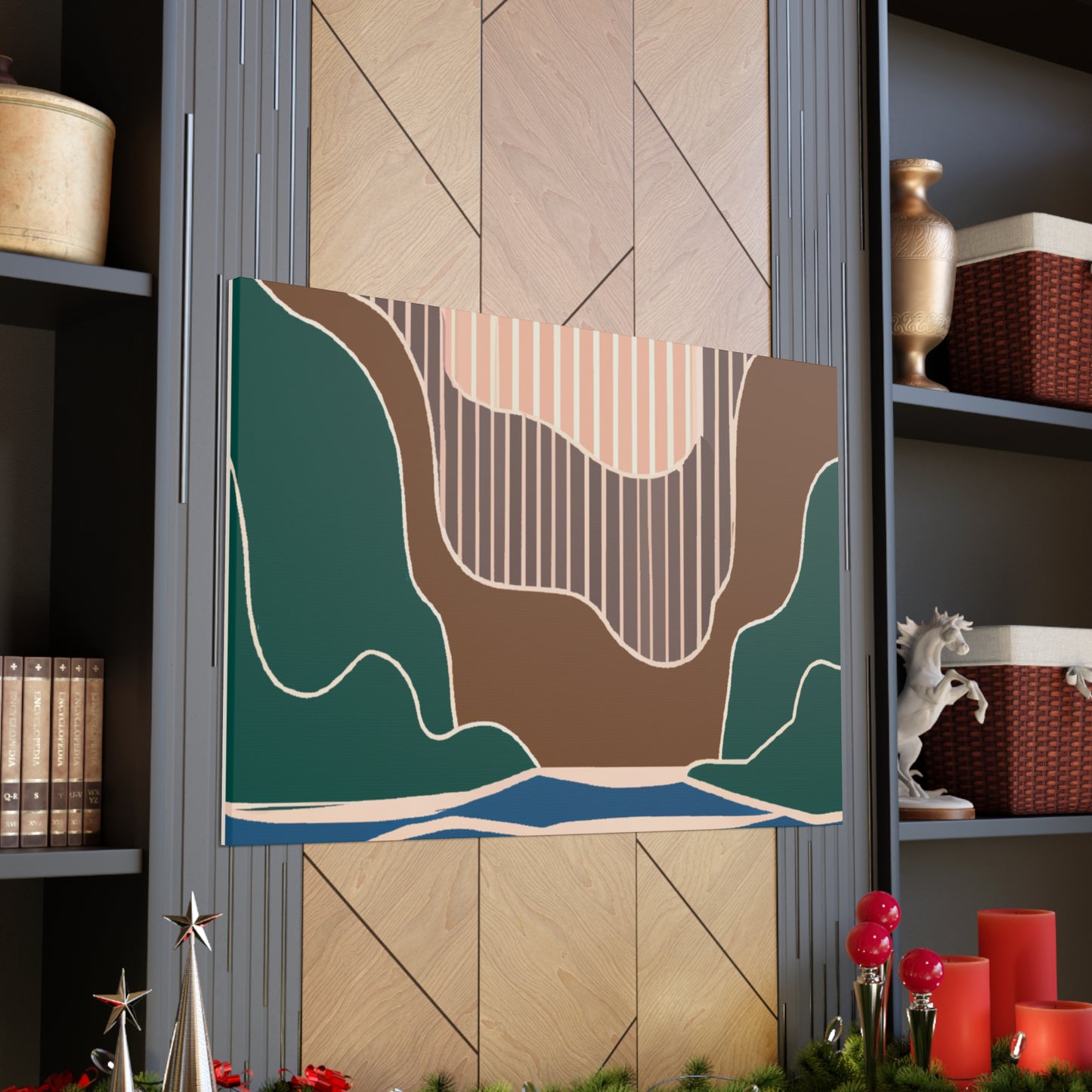 Whimsyfalls - Midcentury Canvas