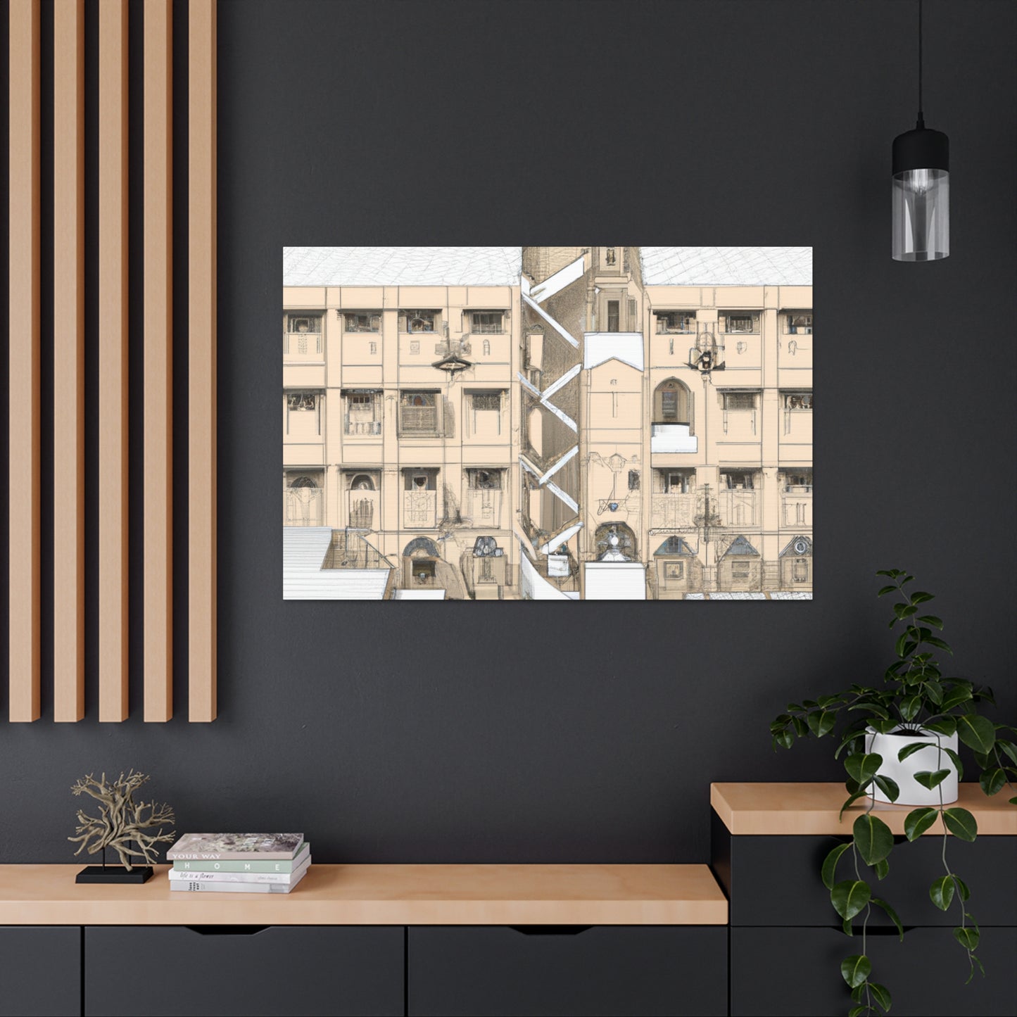 Corinne de Poitiers - Canvas - Architectural
