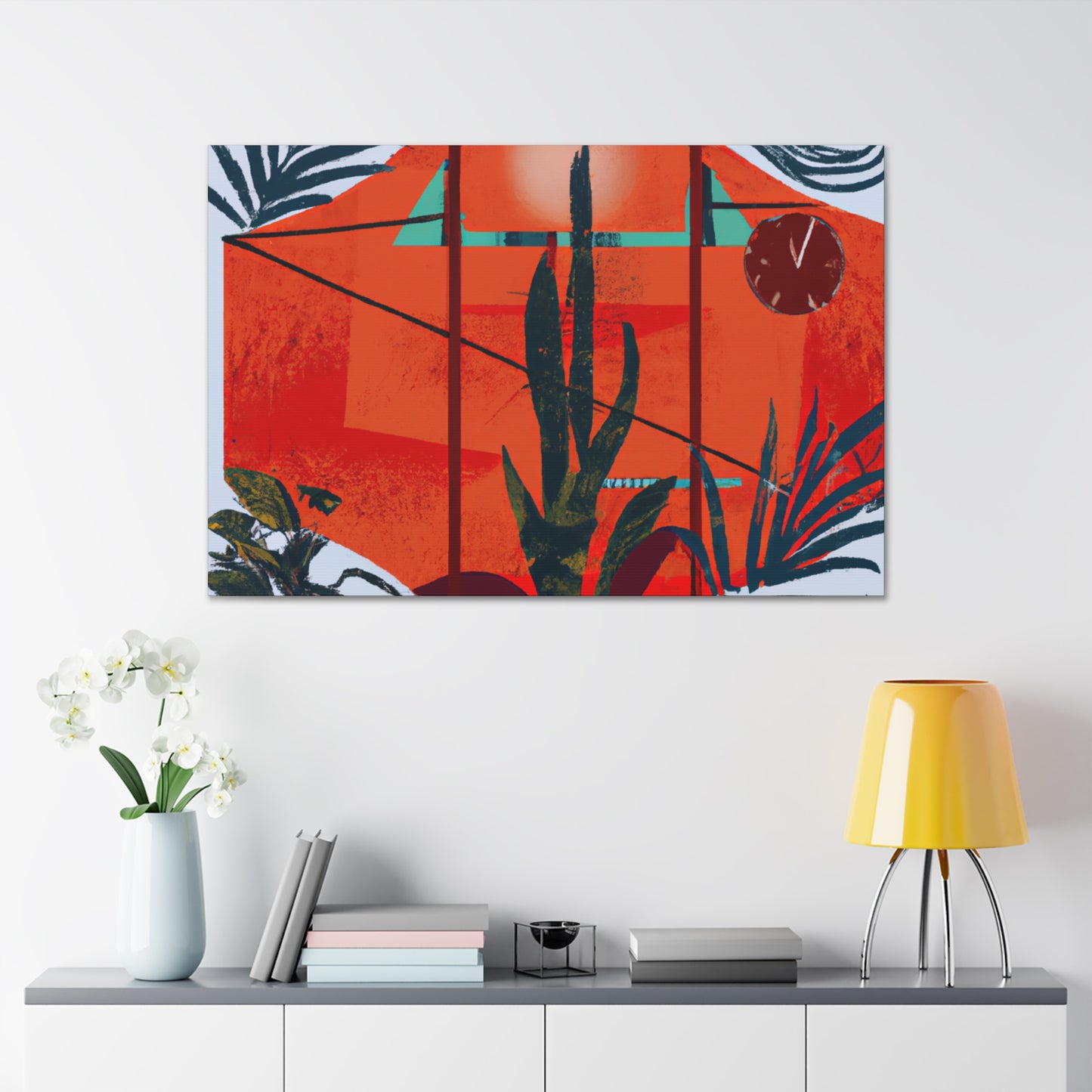 Dreamscape Vista- Midcentury - Canvas