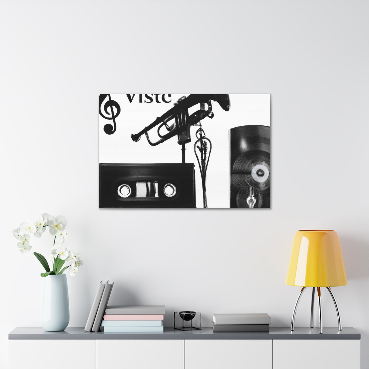 Viste Set - Retro Music and Film Canvas
