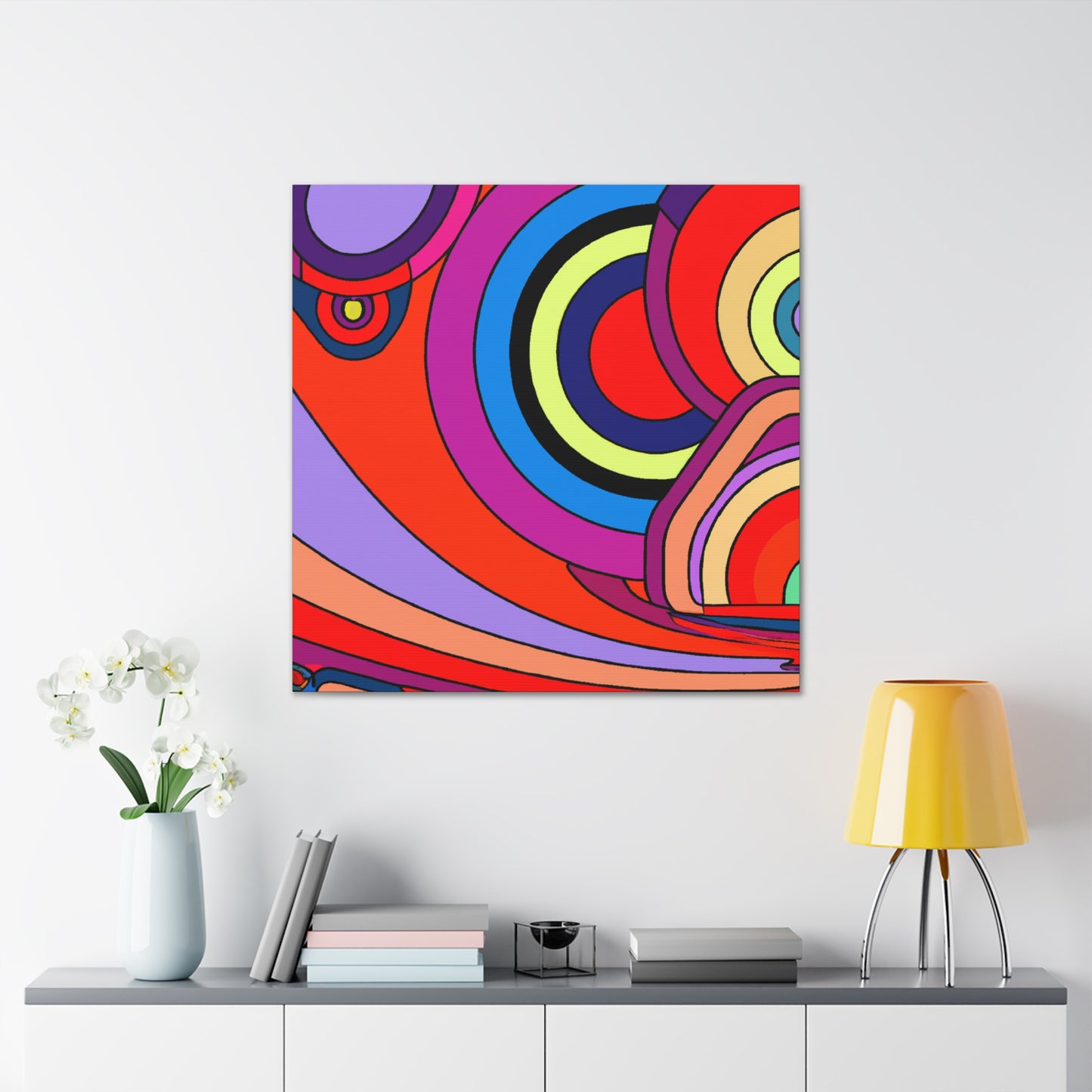 Rainbow Quench - Abstract - Canvas