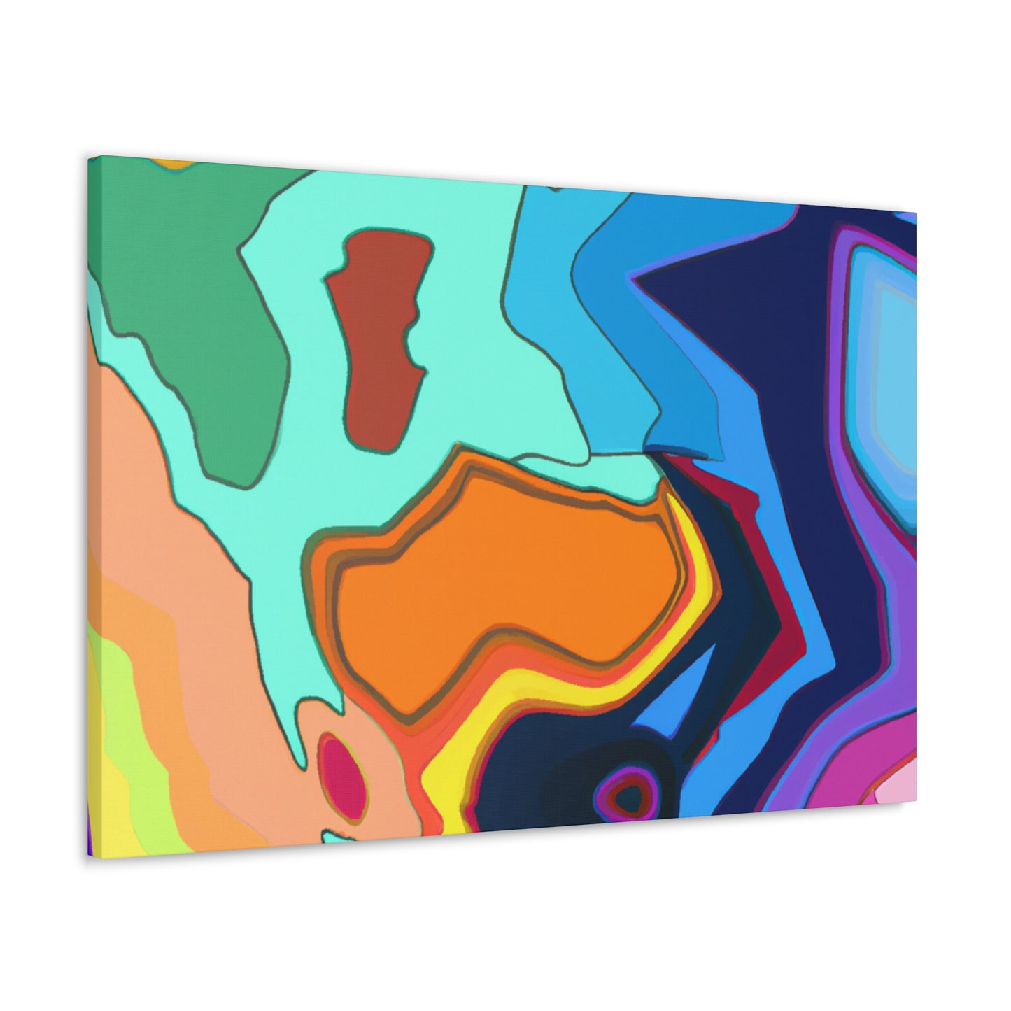 Rainbow Mist - Abstract - Canvas
