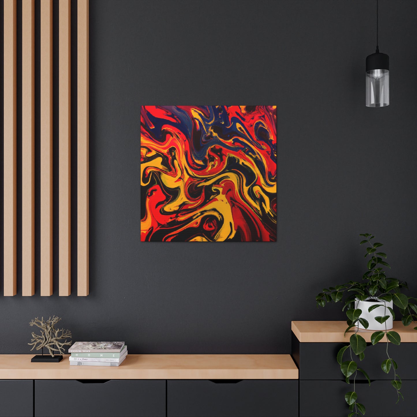Burning Water- Canvas - Abstract