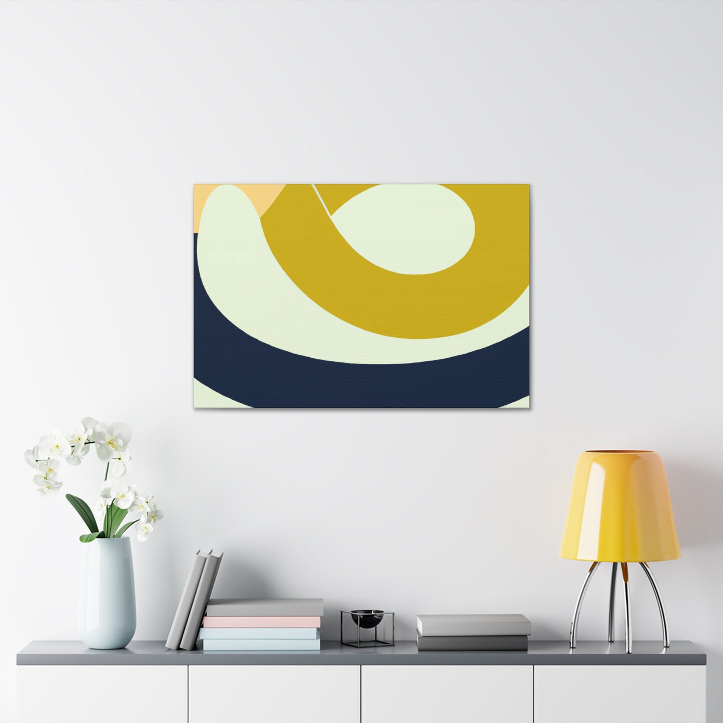 Sunburst Stargazer - Midcentury - Canvas