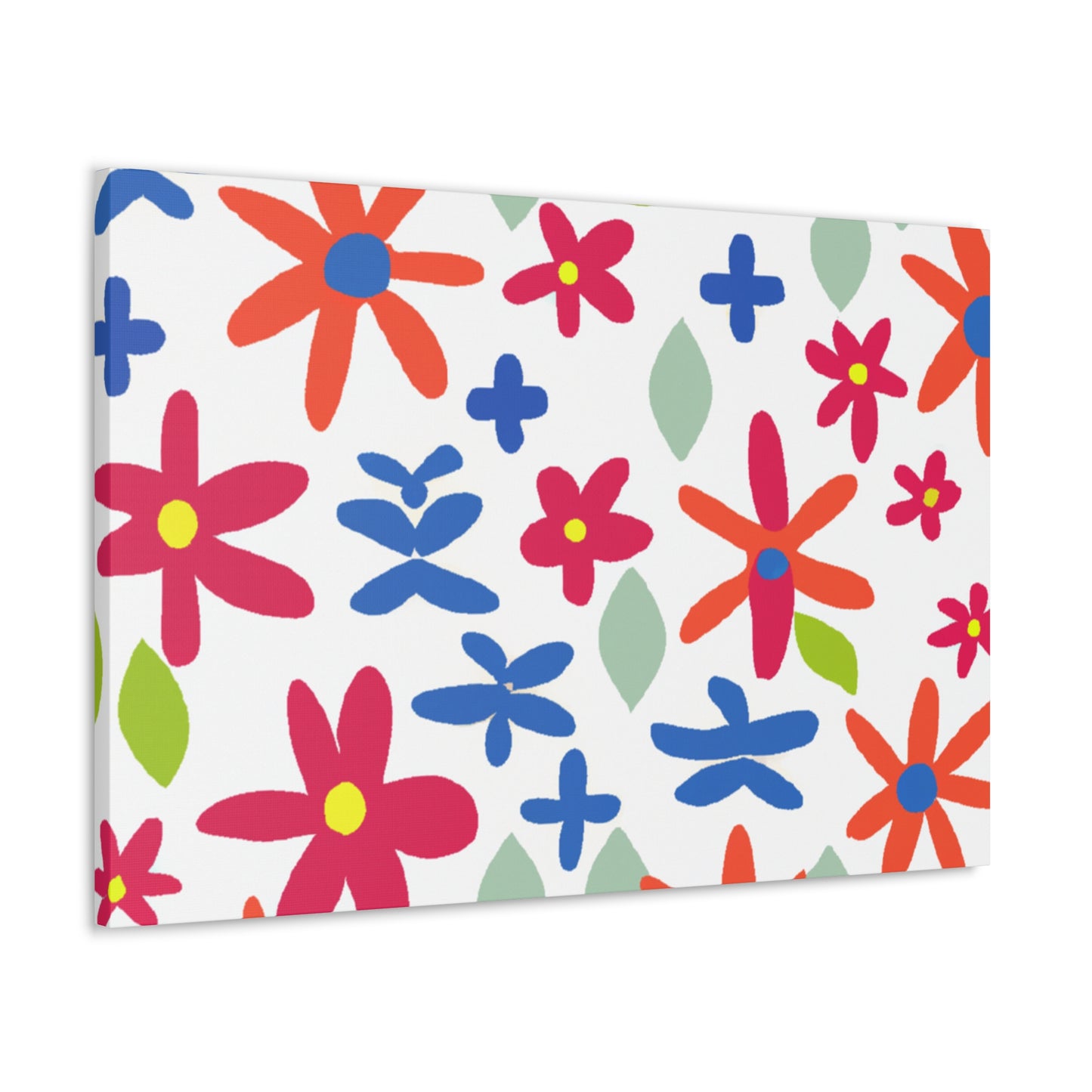 Blooming Joyfulness - Floral Canvas