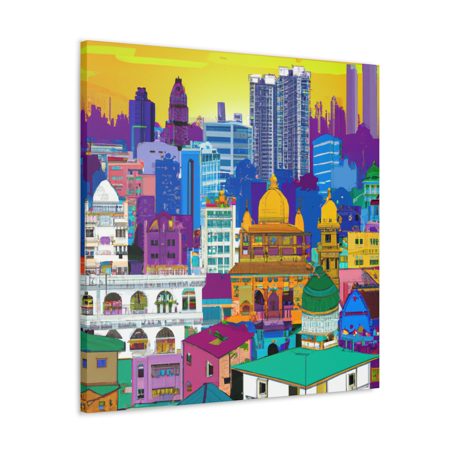 Taj Mahal - Destination India. - Canvas