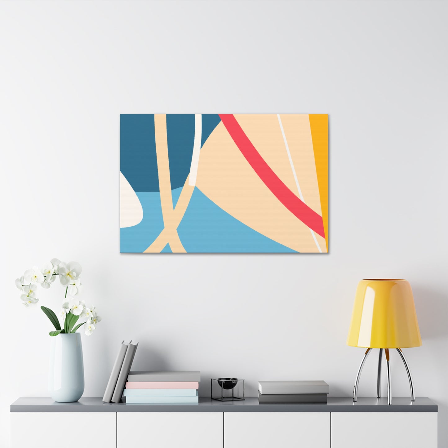 Faux Zen- Midcentury - Canvas