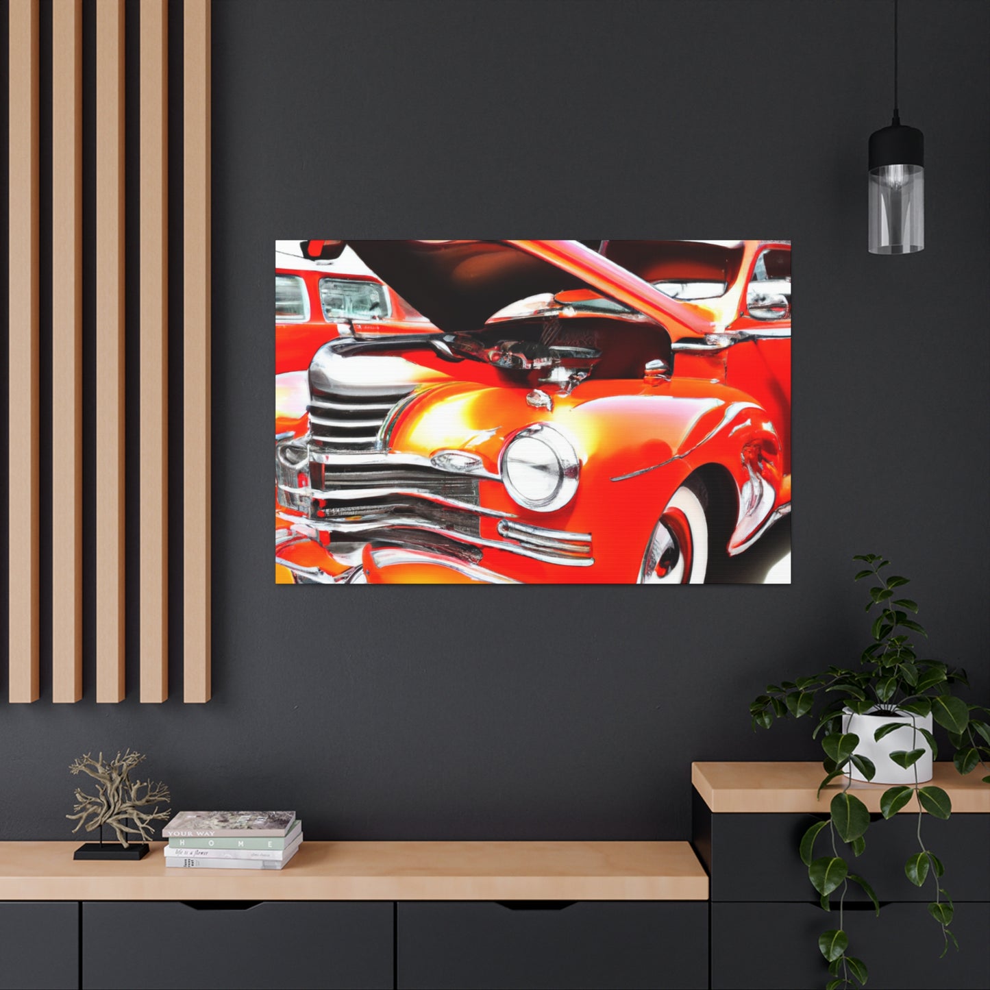 Redish Relic - Automobile Canvas