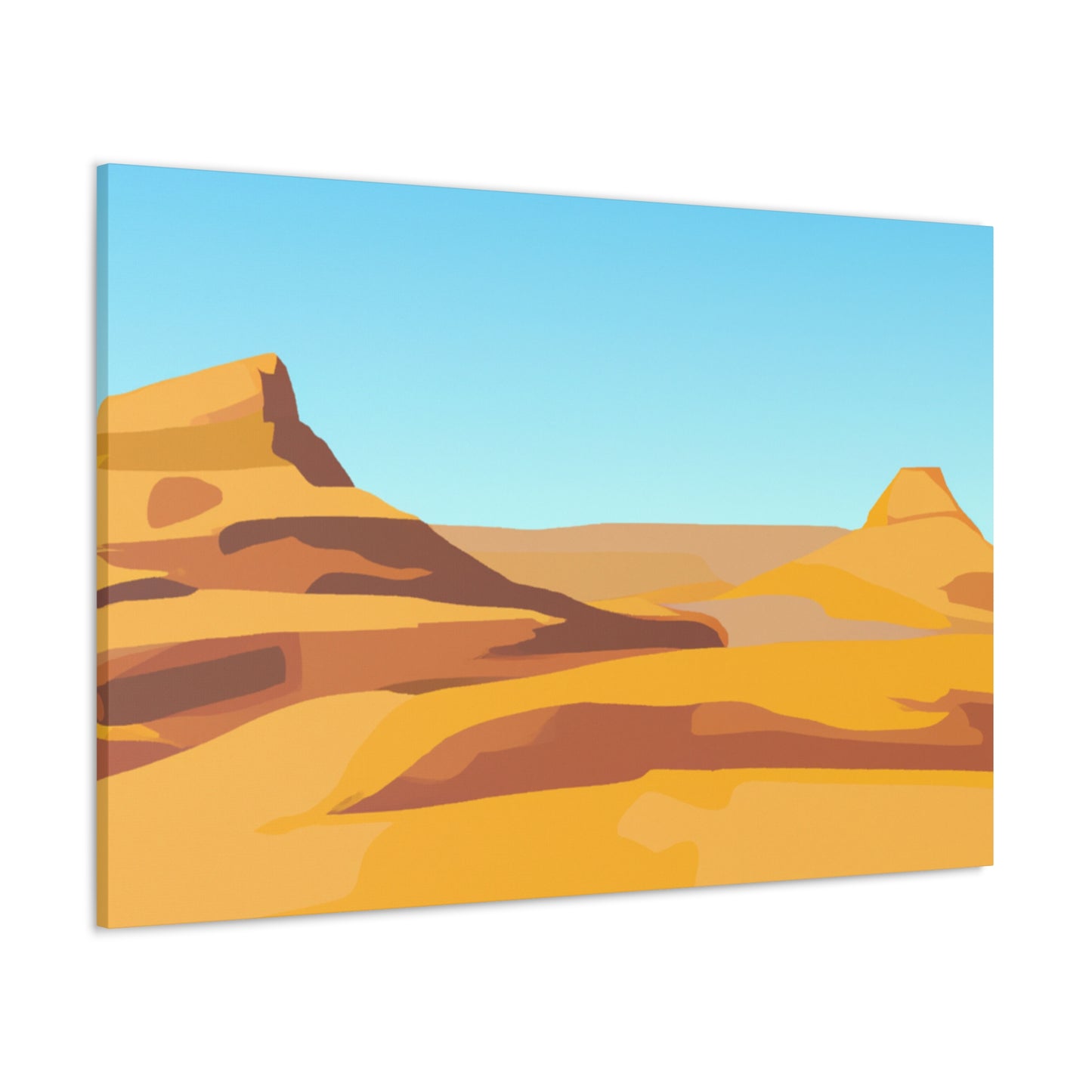 Sunrise Oasis-Landscape - Canvas - Desert