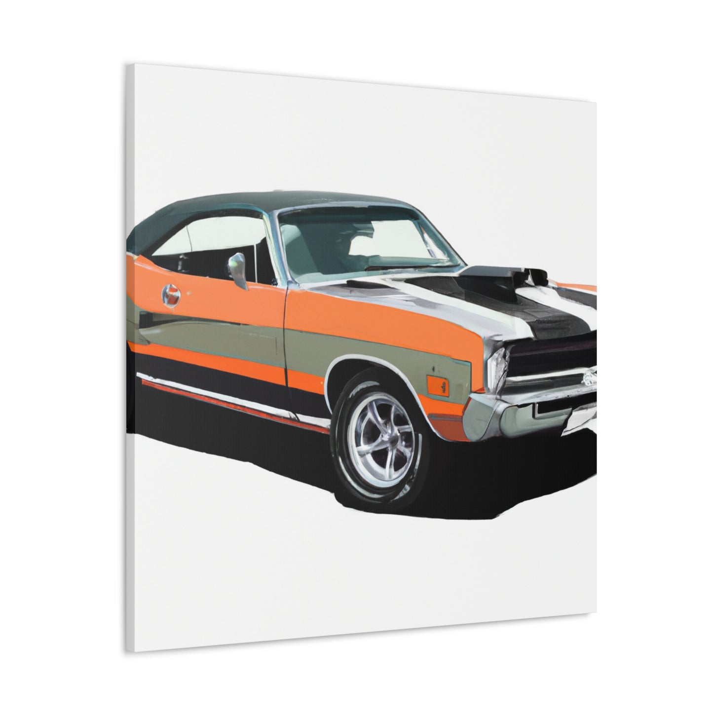 Dragster Flash - Automobile - Canvas