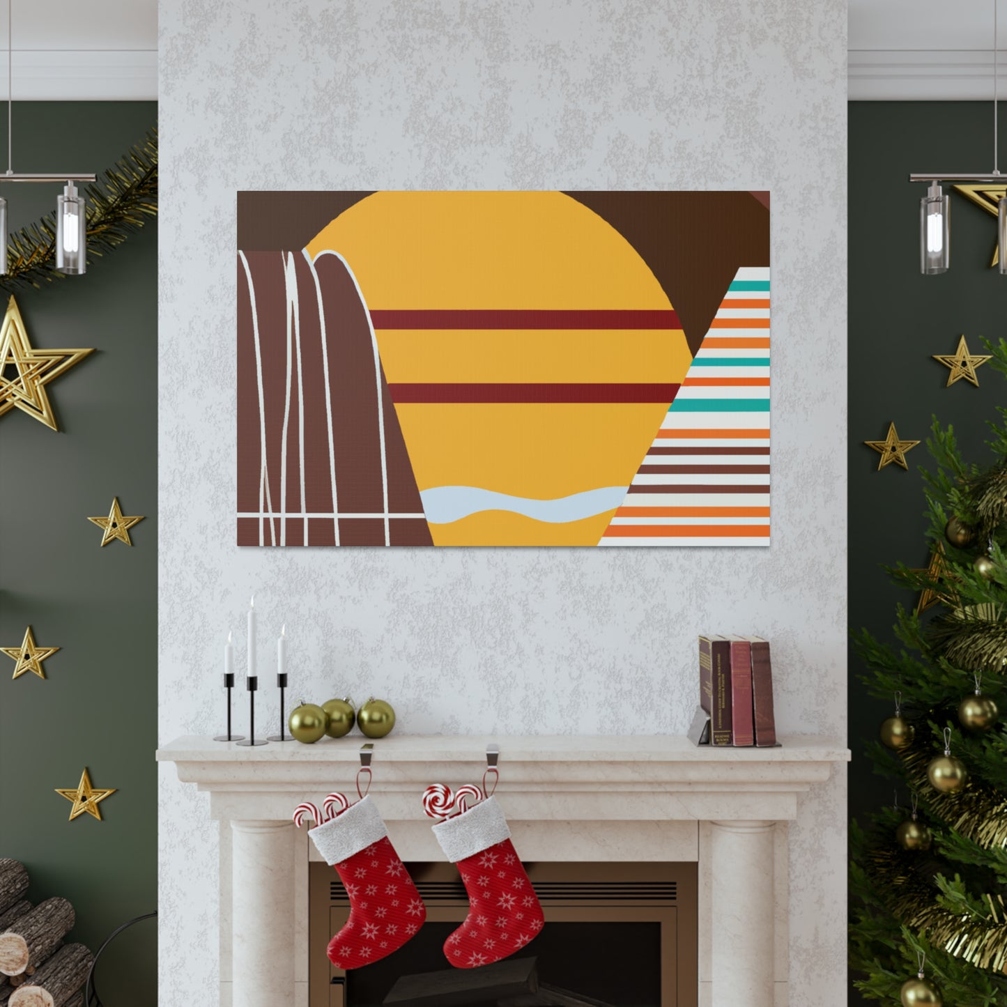 Peru- Midcentury Canvas