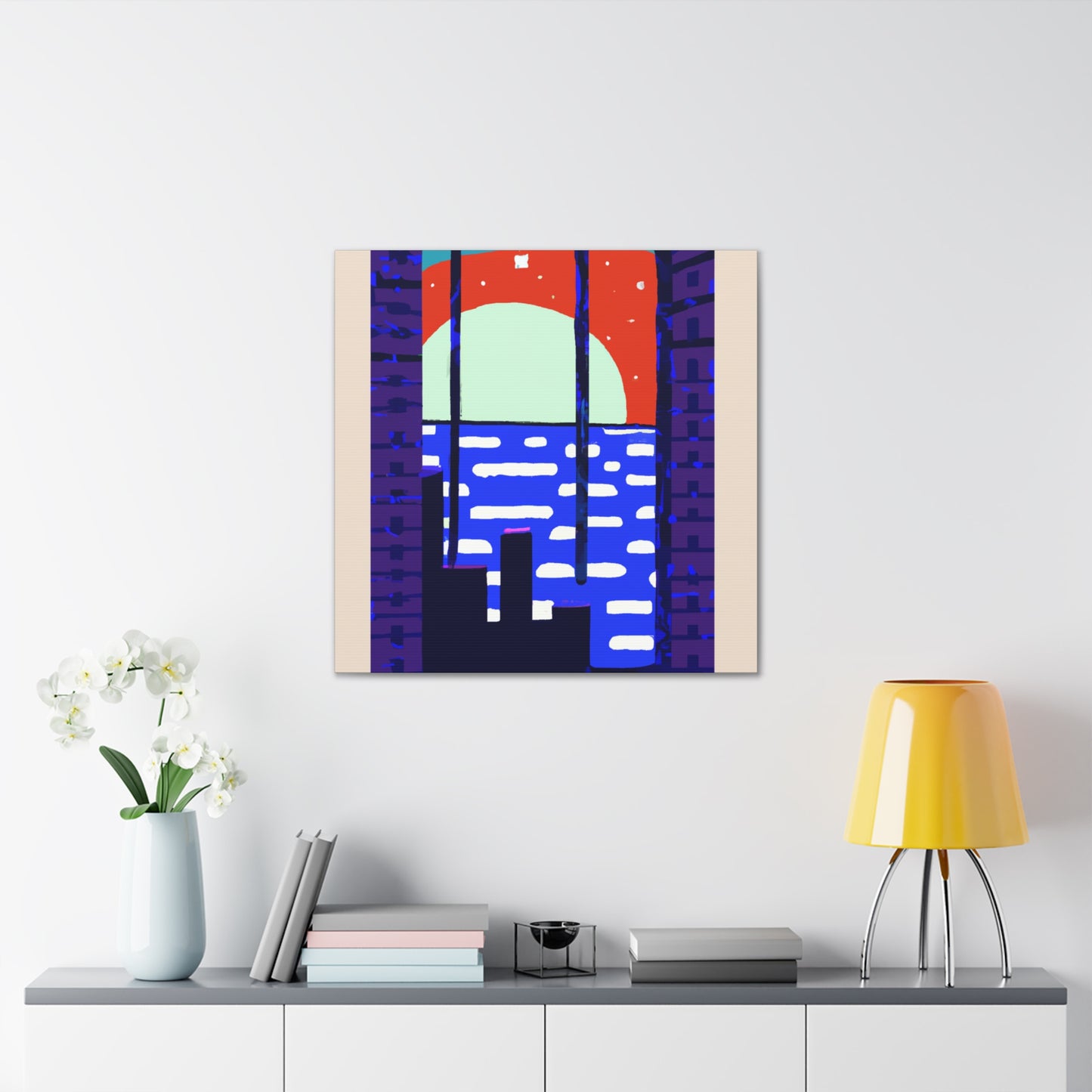 Sunny Side Up - Midcentury - Canvas