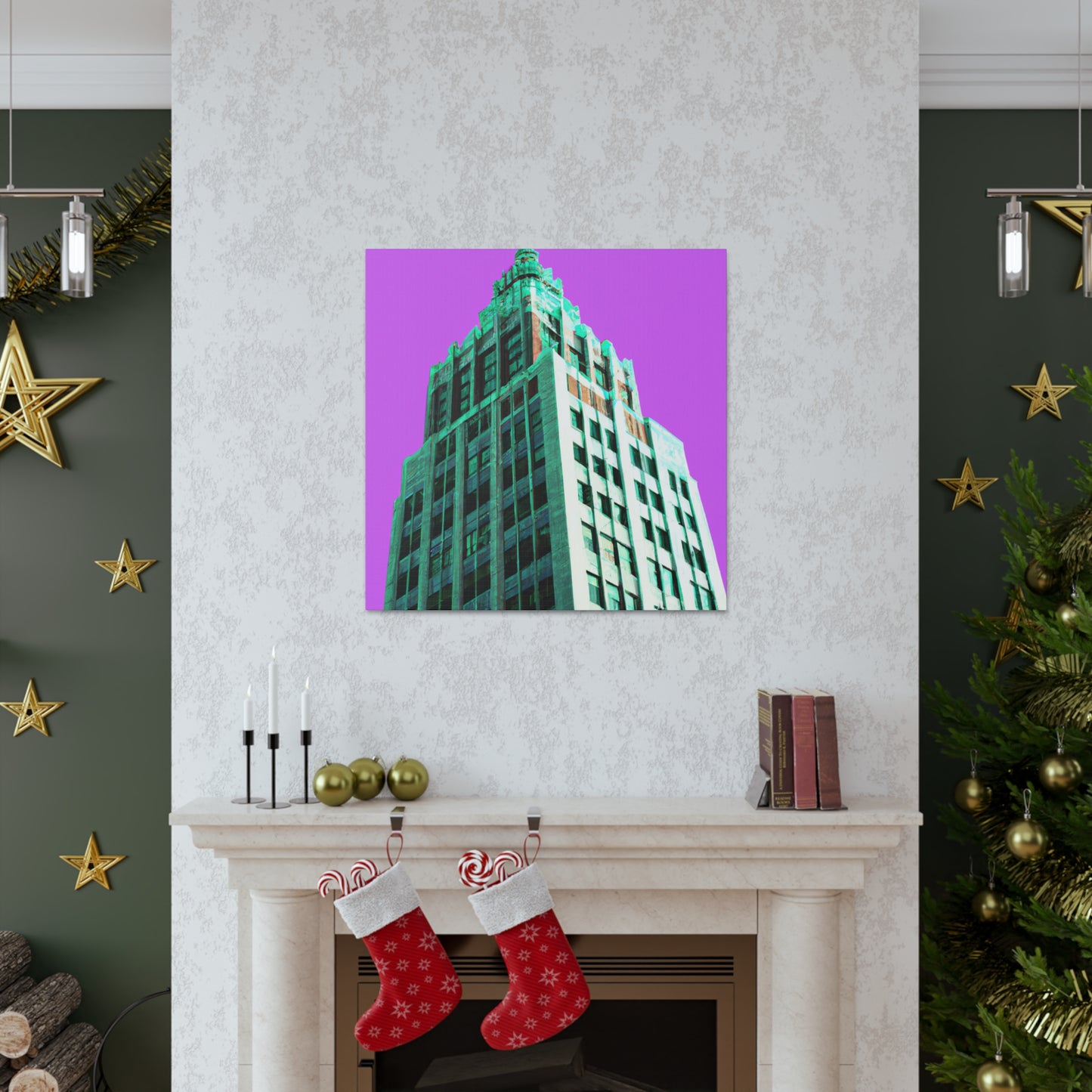 The Prism Palace: A Modern Twist on Art Deco Architecture - Canvas