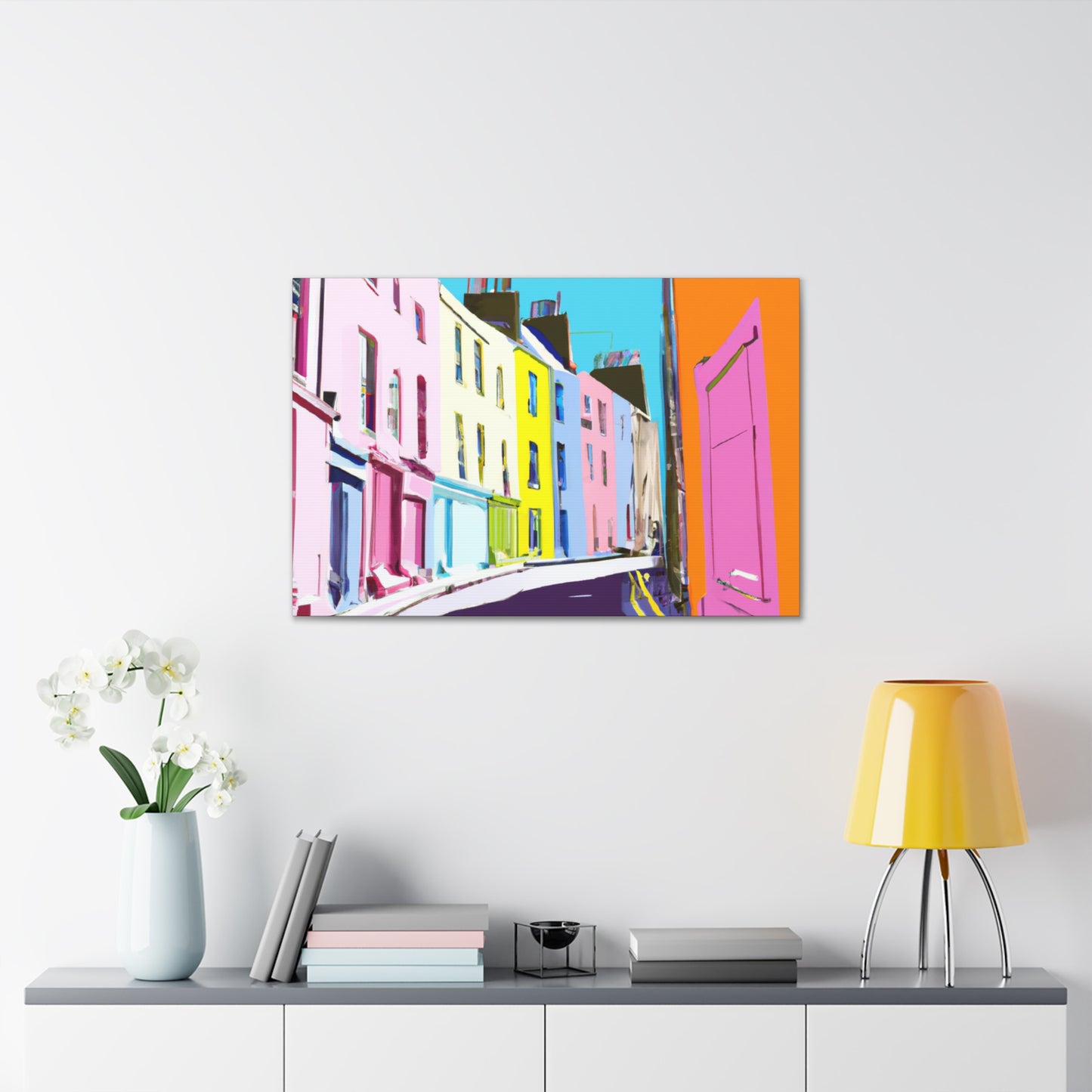 Magnolia City - New Orleans - Architectural - Canvas