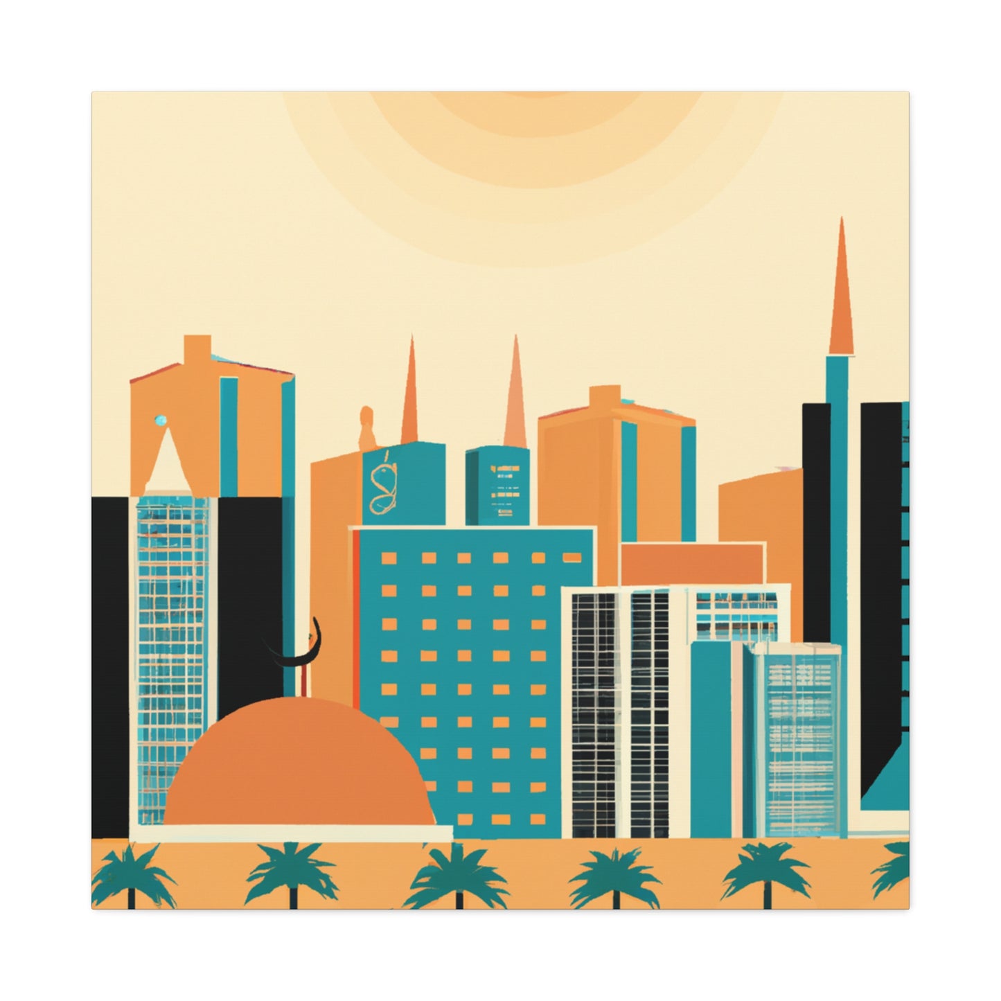 Sherazad - Middle East - Canvas