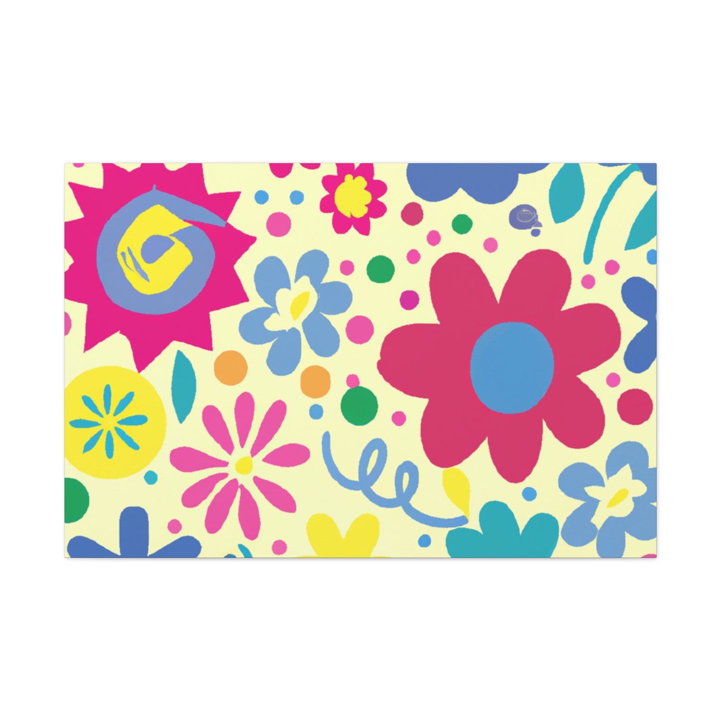 "Flower Symphony" - Floral Canvas