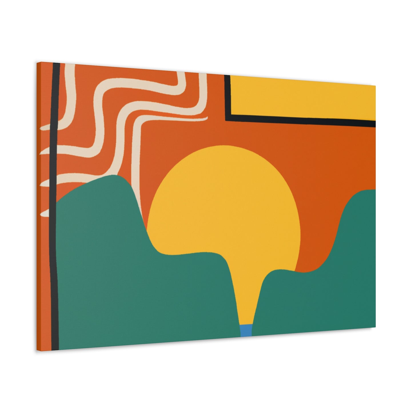 Geometric Groove - Midcentury - Canvas