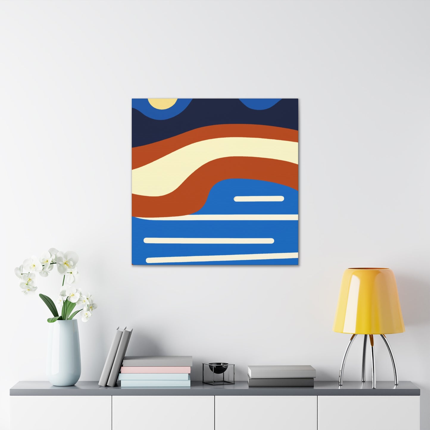 Sleek Run - Midcentury Canvas