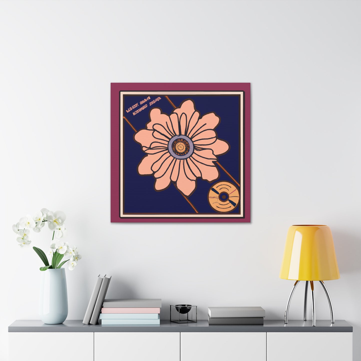 Smiling Bandicoot. - Floral Canvas