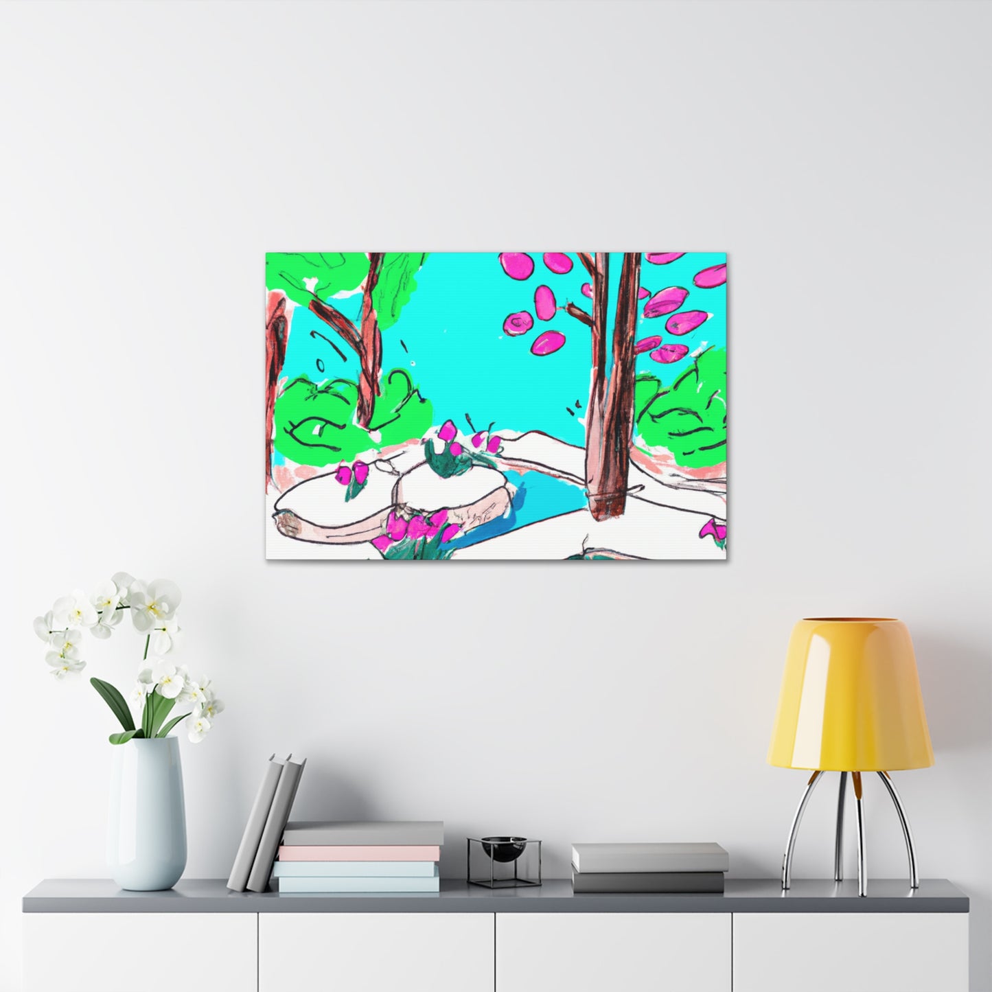 Bountiful Blooms Landscape - Canvas