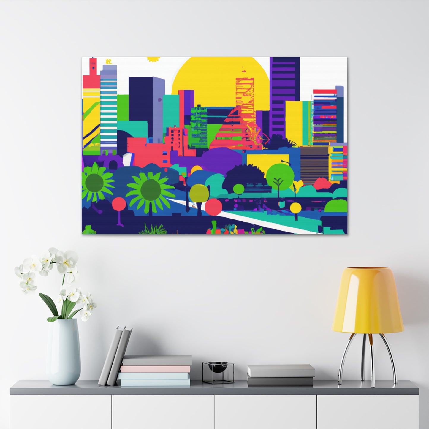 Llama Fiesta - South America - Canvas