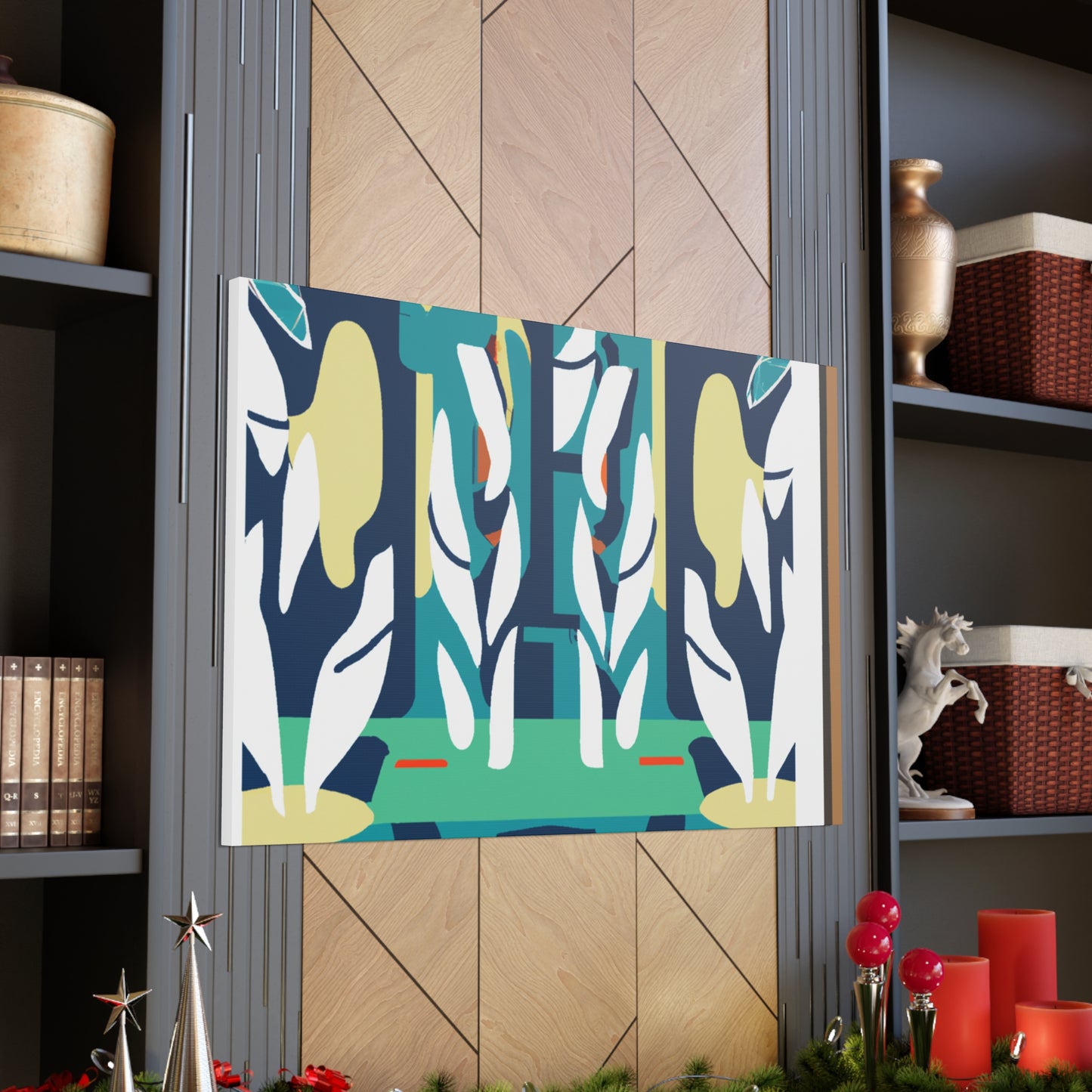 Chimpmunko - Midcentury Canvas