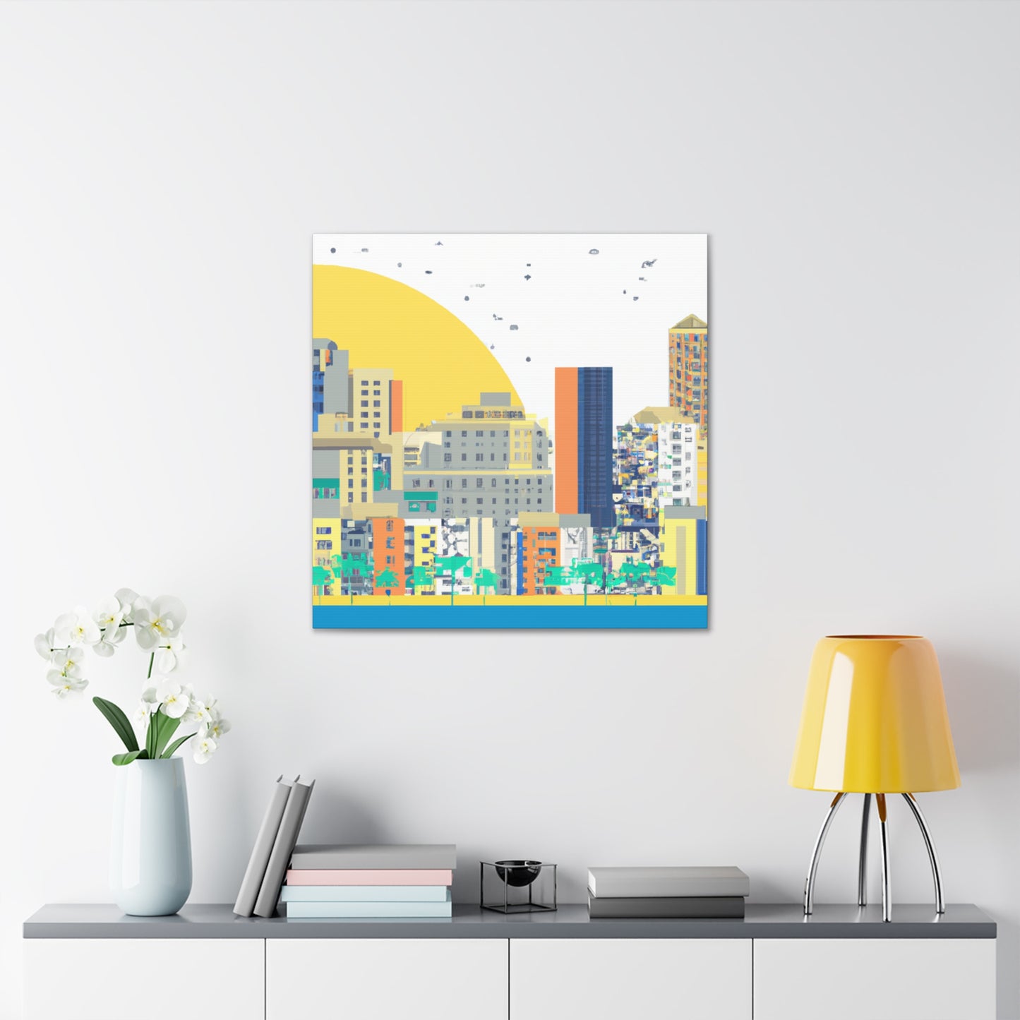 Llama's Paradise - South America - Canvas