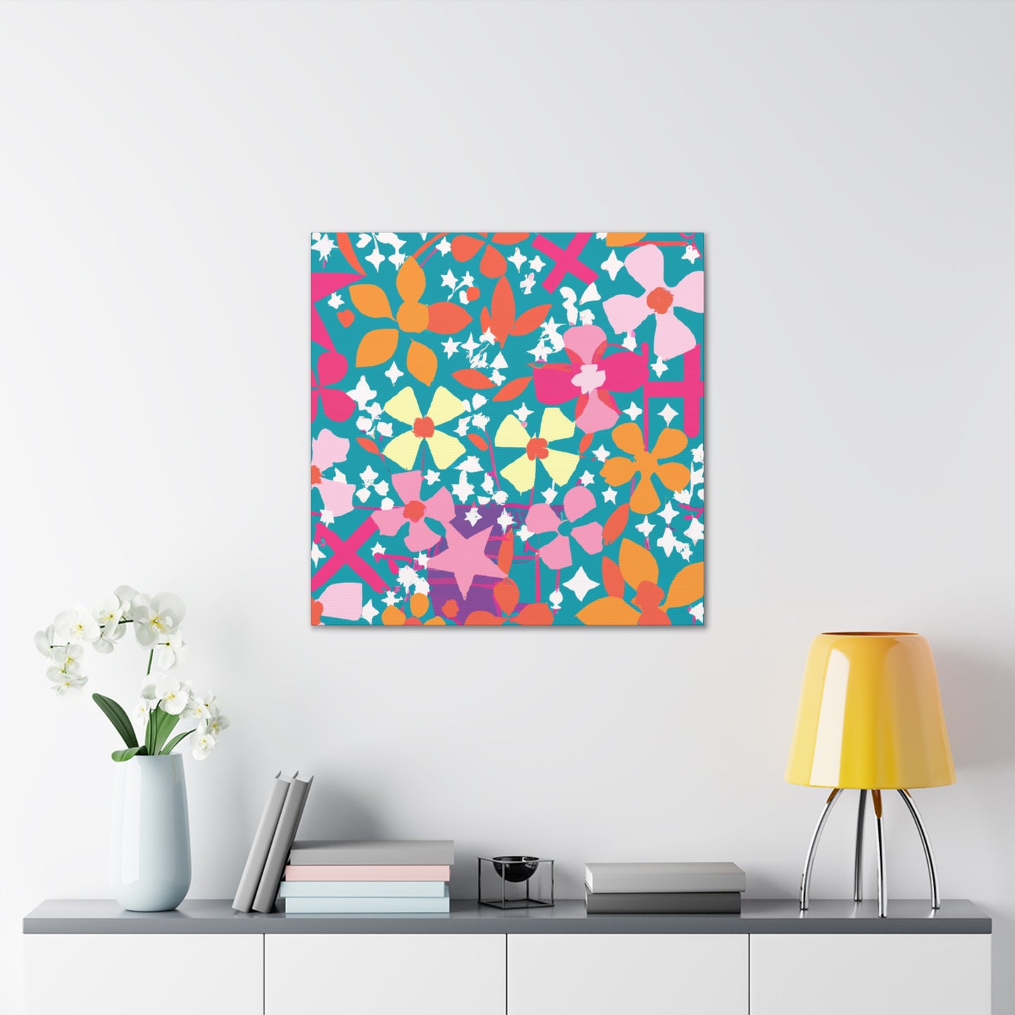 Roselle - Floral - Canvas