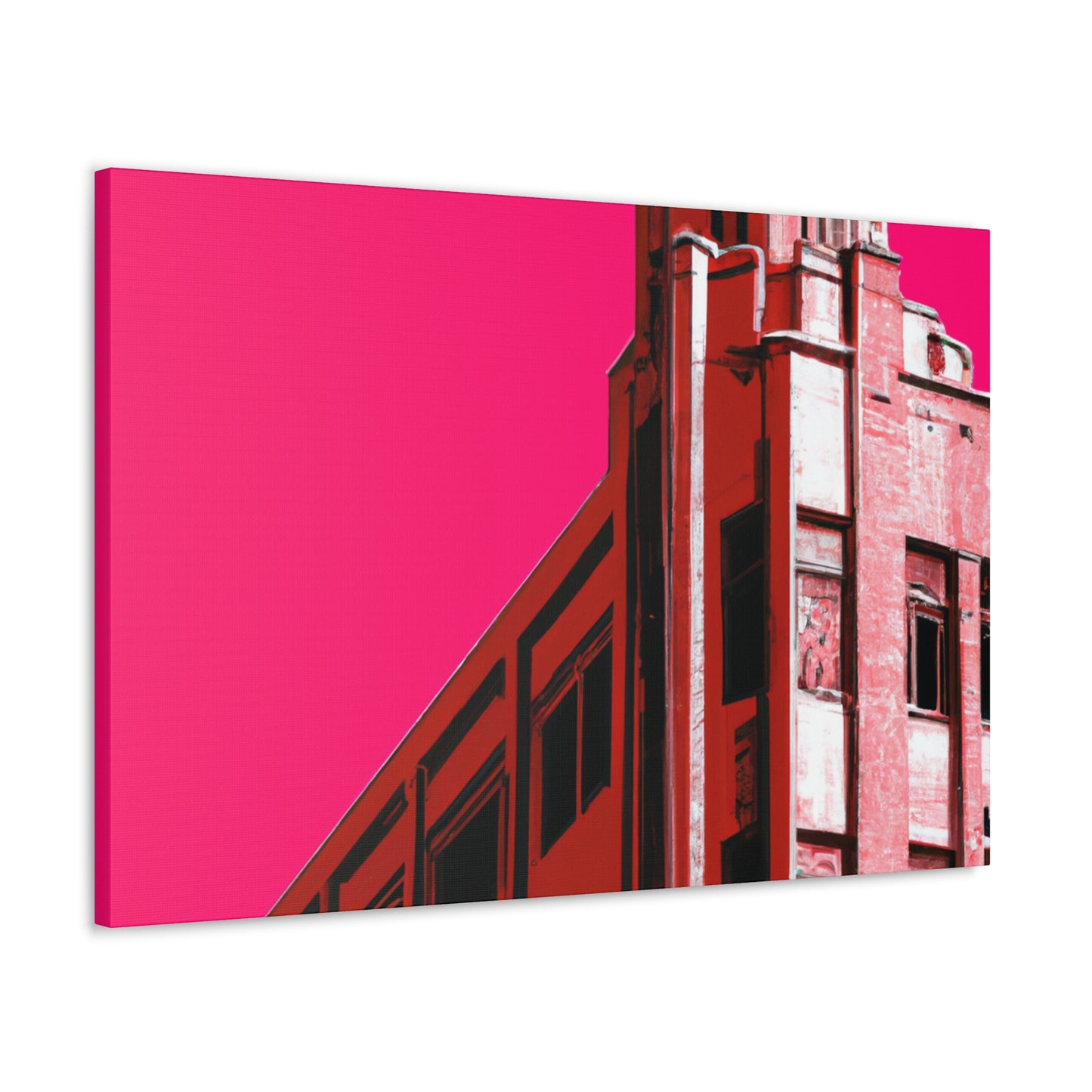 Straightup Splendor - The Visually Stunning Symmetry of Art Deco Architectural. - Canvas